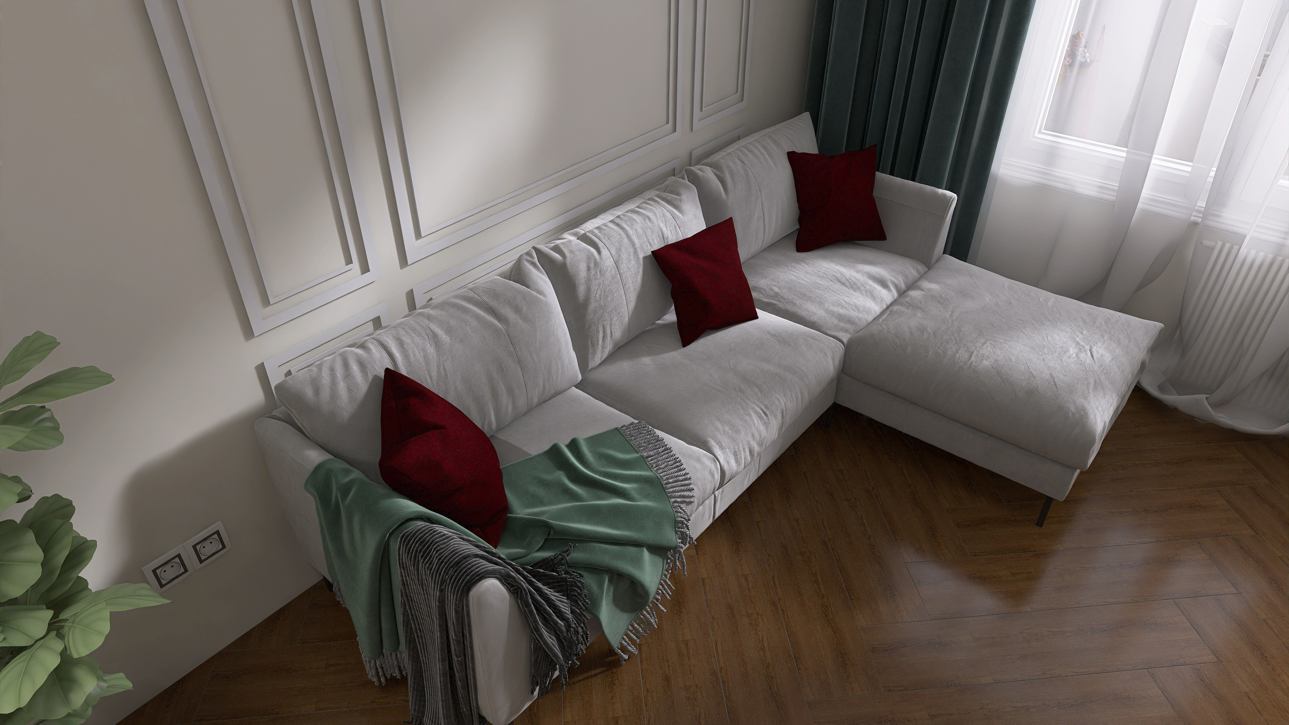 ЖК «Лучи», квартира 38 м². Дизайн для каждого