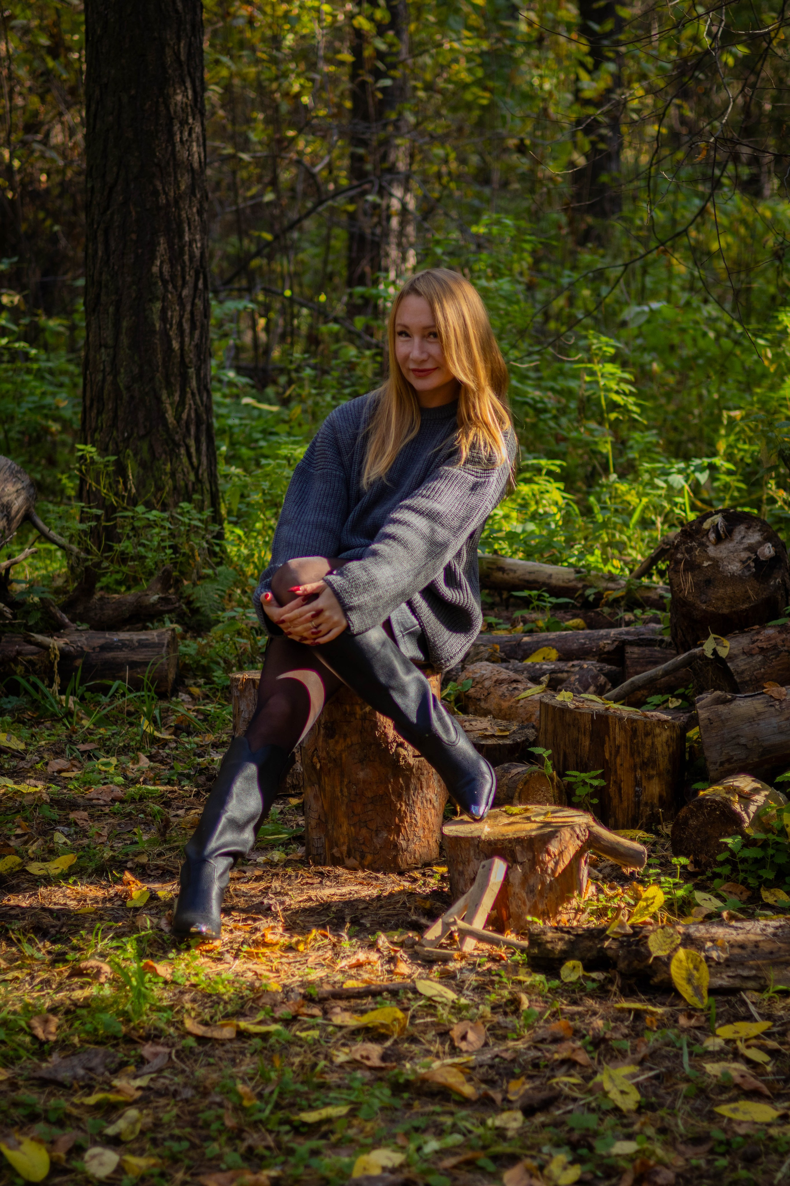 Портретная фотосессия в парке. Mintonov's Film Studio