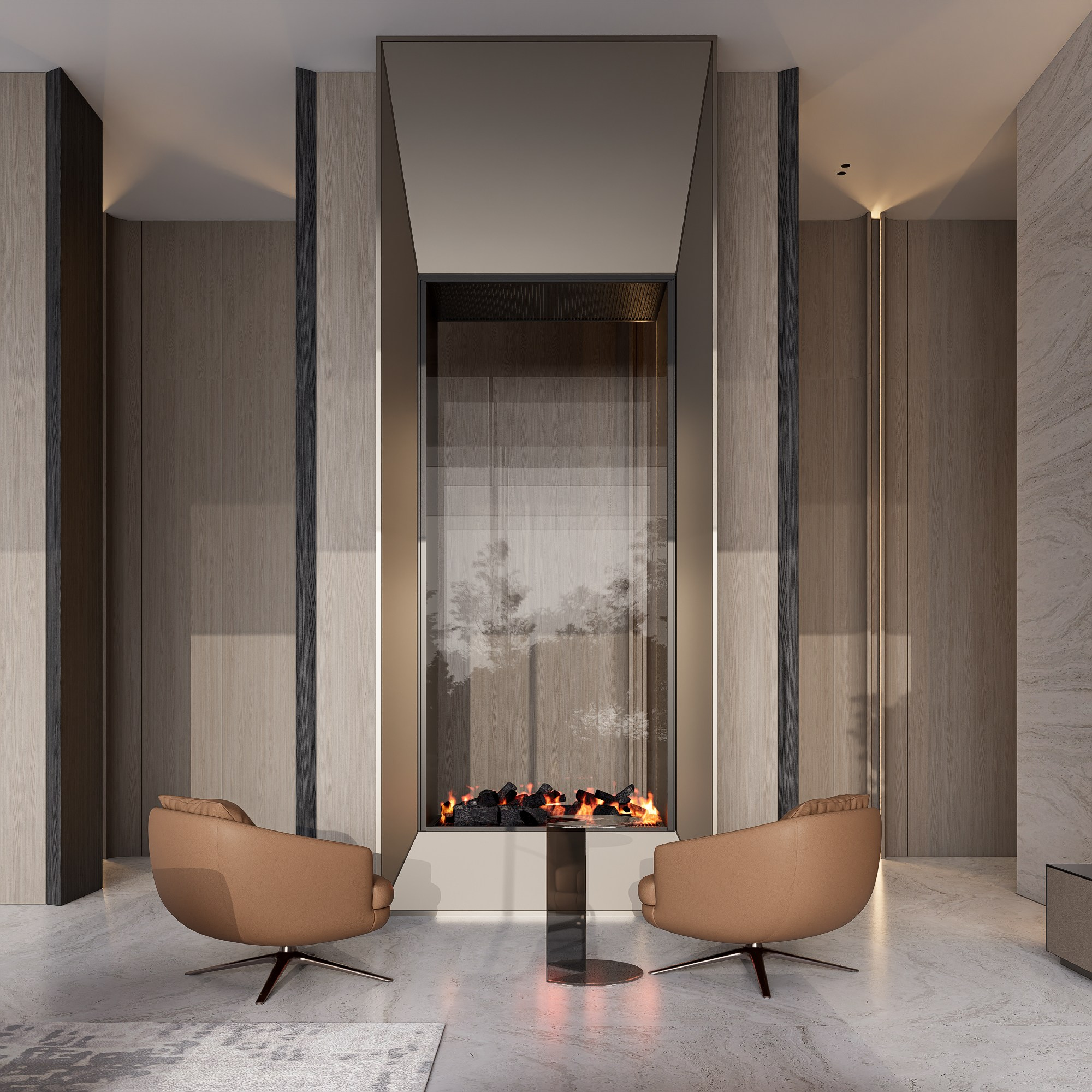 Загородный дом Благовещенск_интерьер_для сайта. Архитектурно-дизайнерское бюро ROOMS