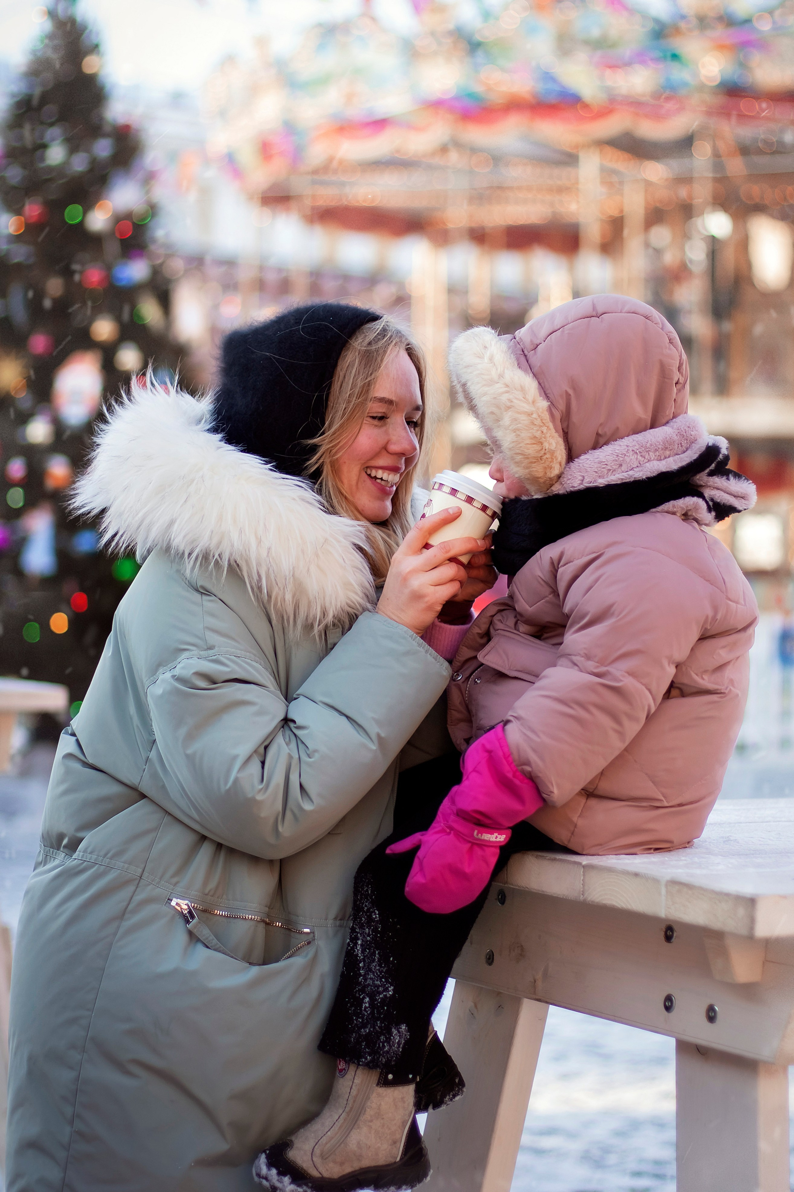 Настя и Василиса. Новогодняя прогулка. Профессиональный фотограф, Москва |Видное Елена Елизарова