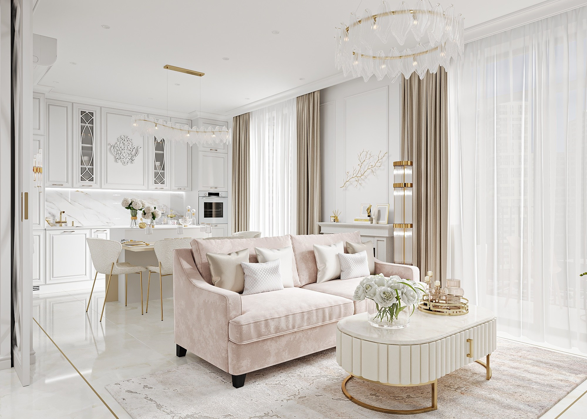 ЖК СИМВОЛ. Irina Balykina — Interior 3D Visualisation