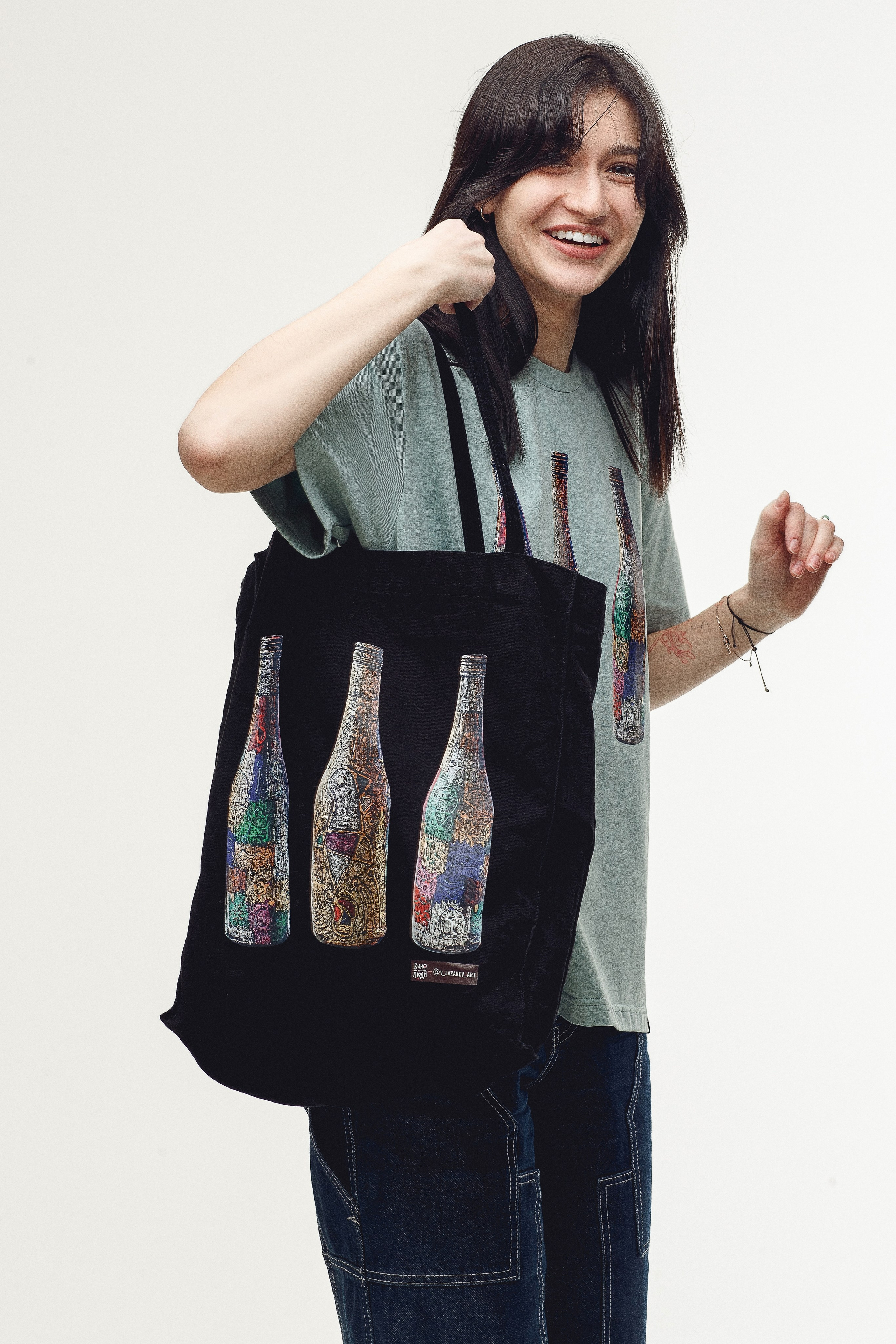 Студийная съемка для телеграм канала Вино и Люди.