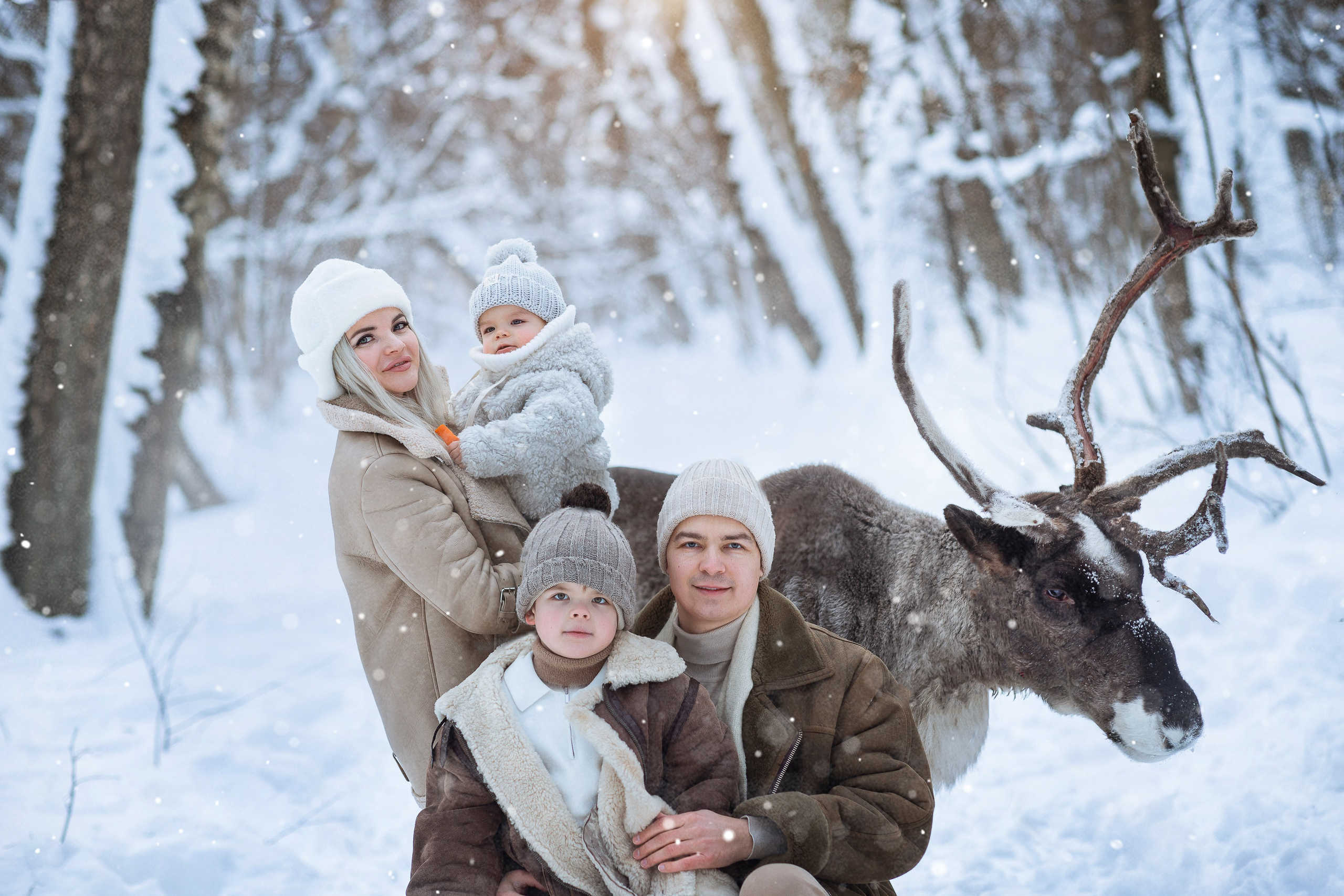Фотосессии с оленями. Фотограф Лия Милк | Москва, Подмосковье