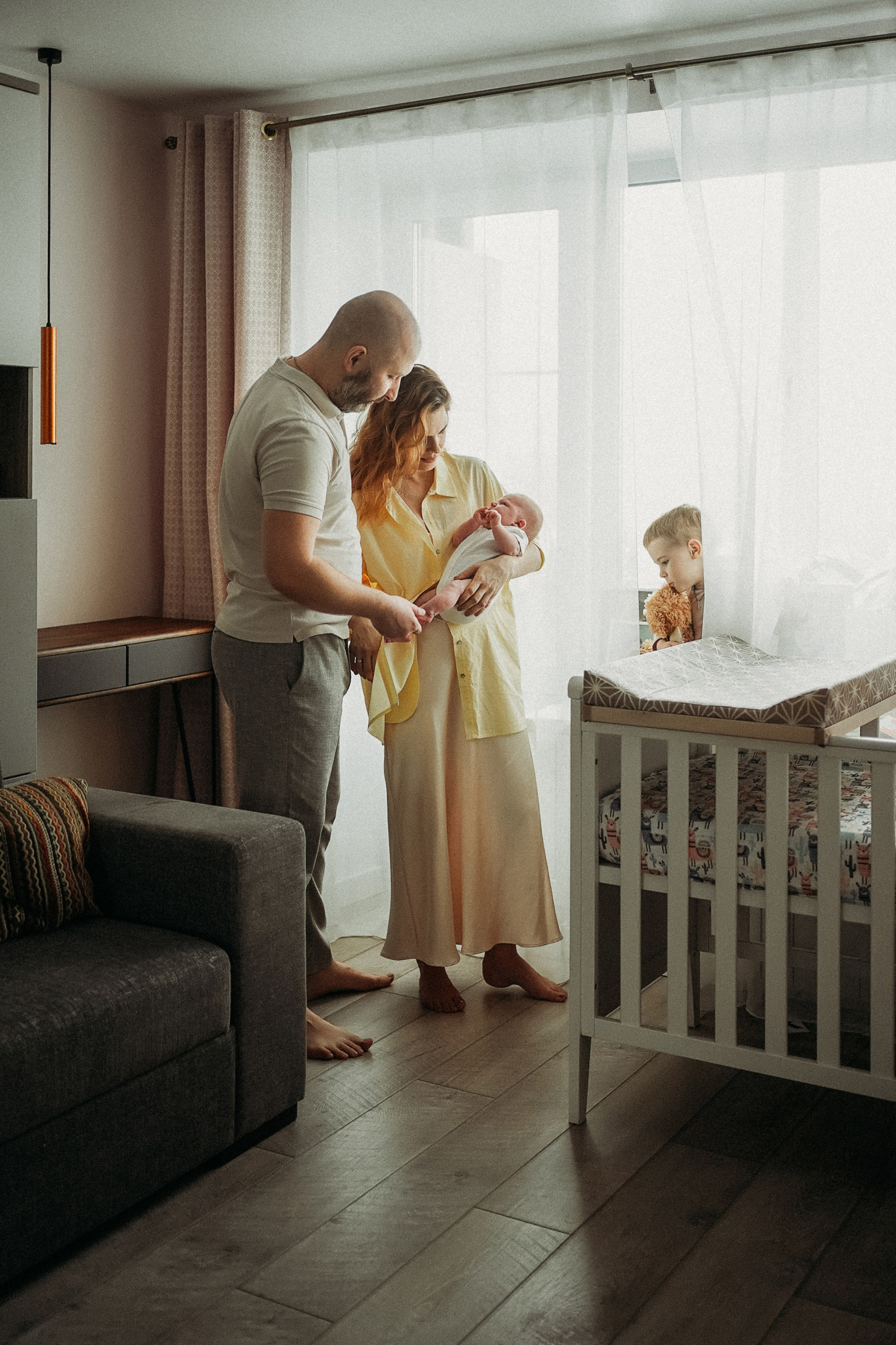 Елена, Андрей и малыши. Фотограф Наталья Колганова