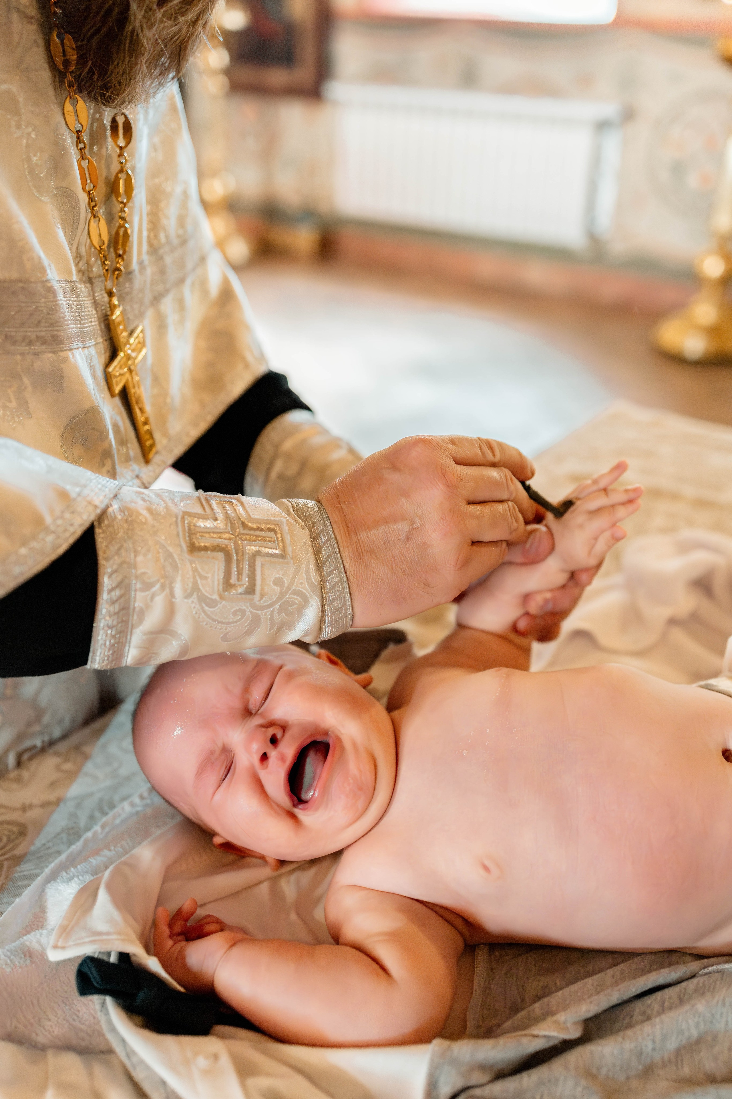 Таинство Крещения Евгения. Фотограф новорождённых Newborn Москва