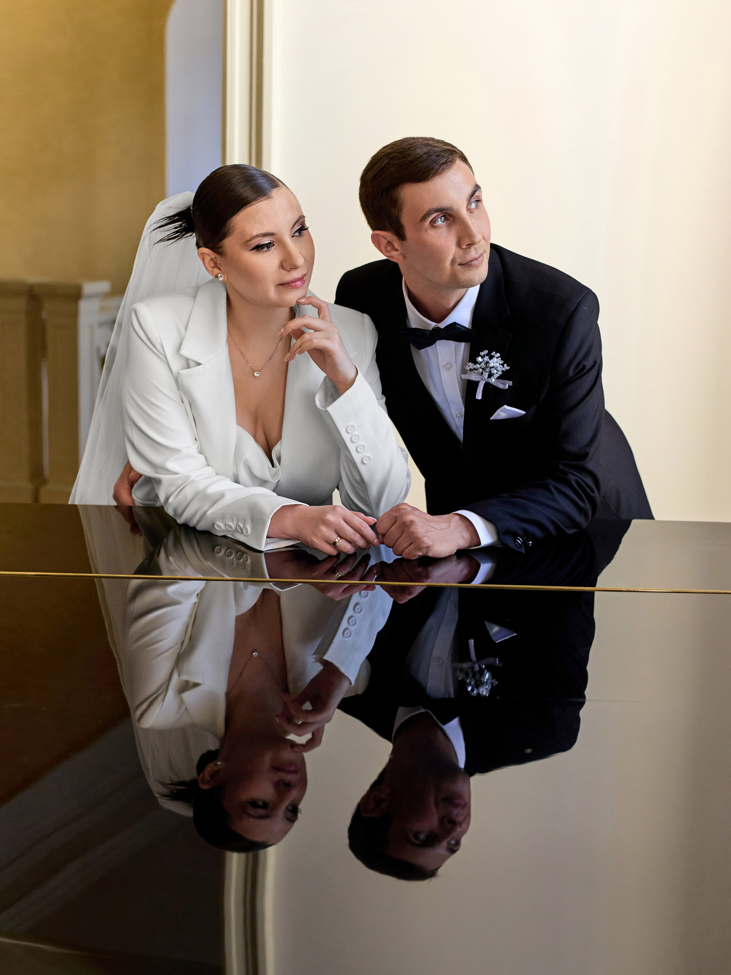 Свадебная фотосессия в Усадьбе Муравьёвых-Апостолов в Москве