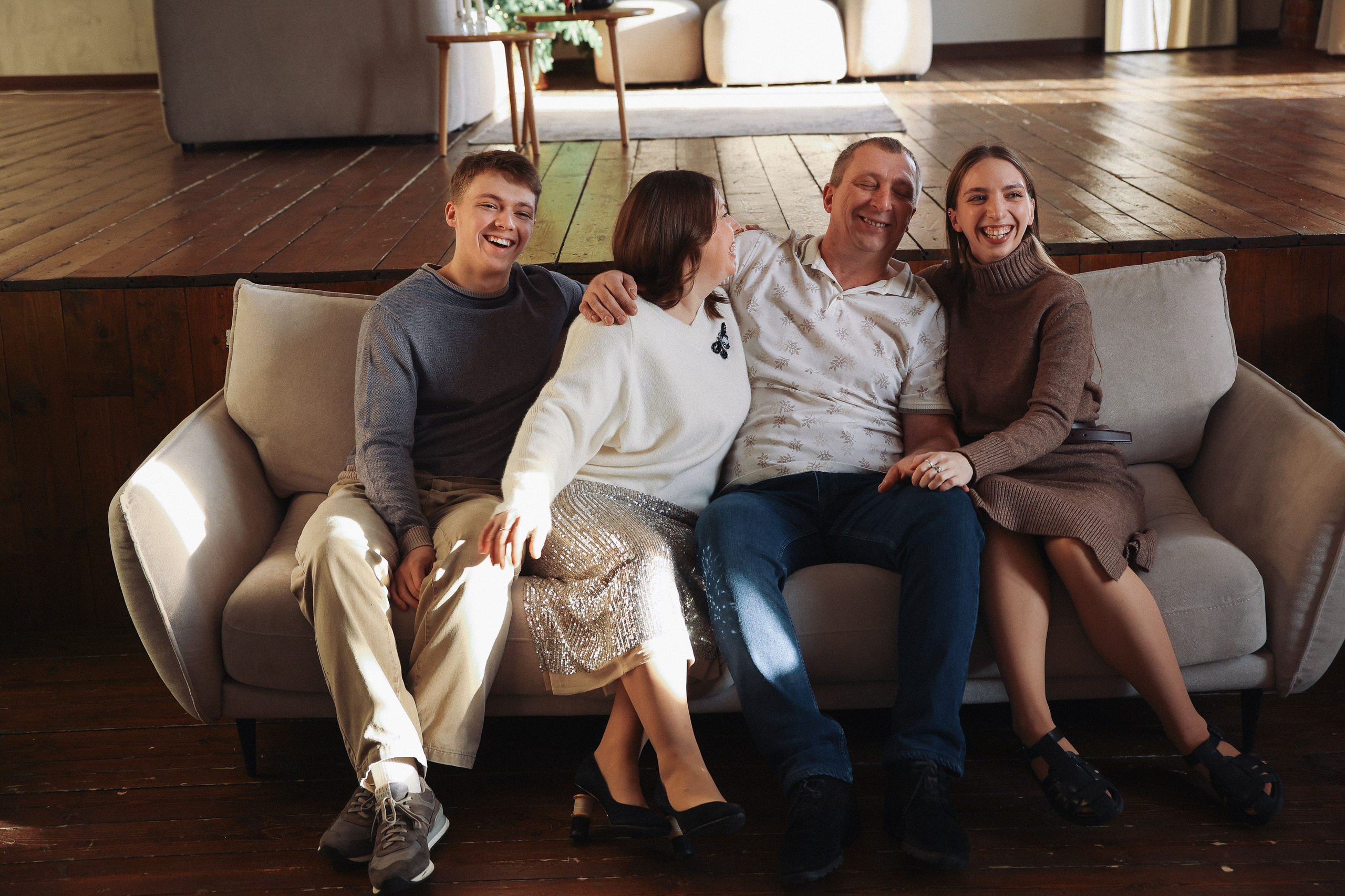 Семейная фотосессия Большая семья Фотосессия с родителями. Фотограф Владимир Москва