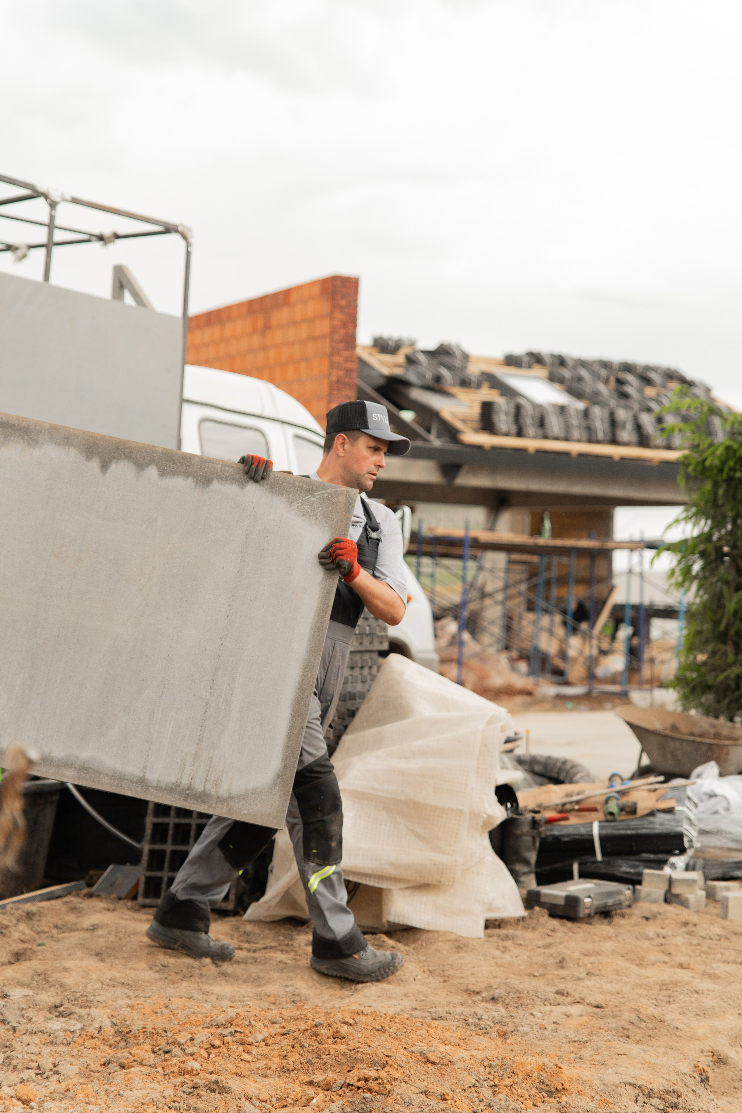 Этап ландшафтных работ. Автомобильный фотограф Светлана Усова
