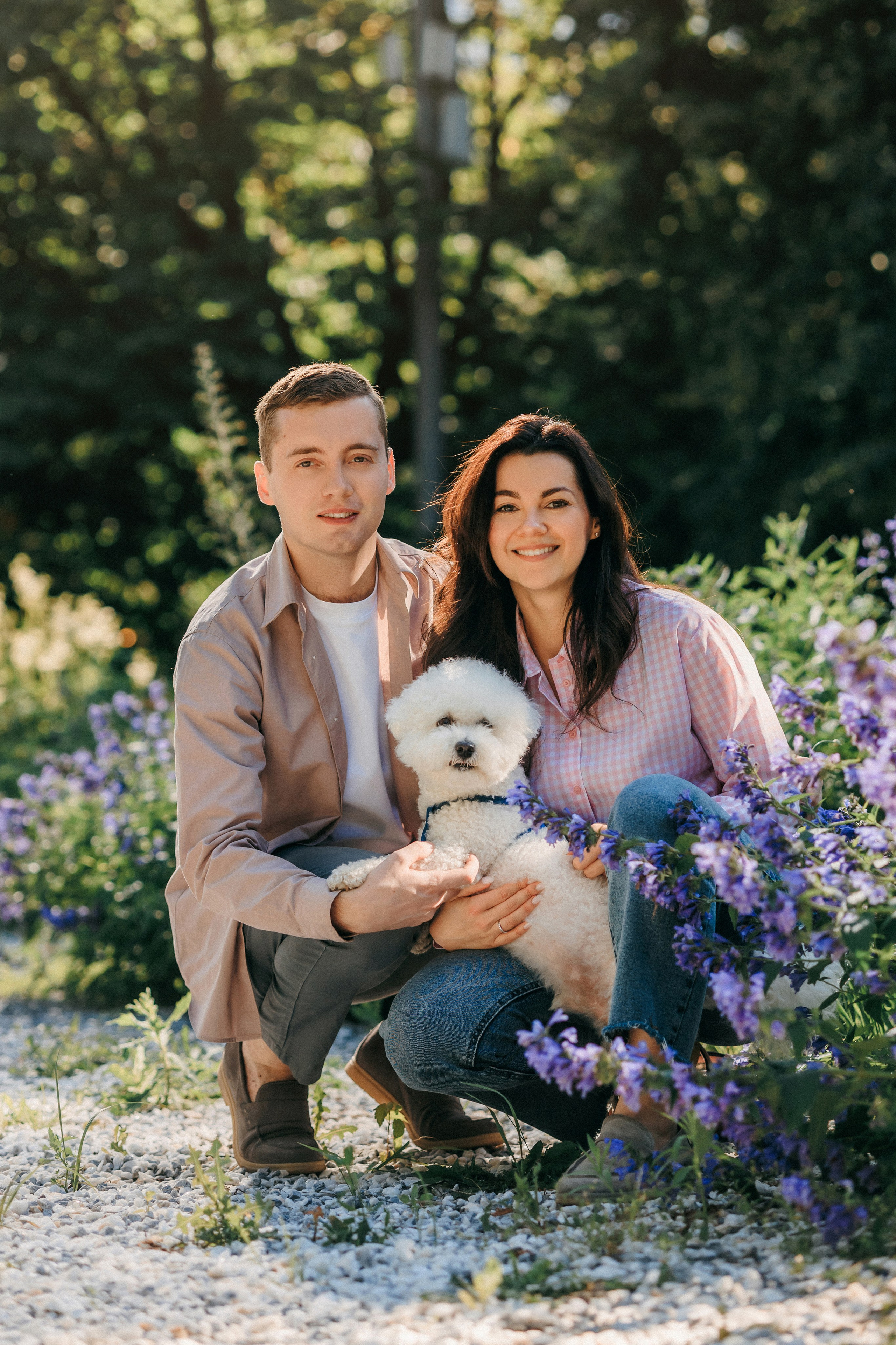 Марина, Данил и Бруно. Фотограф-анималист Елена Радченко, Москва