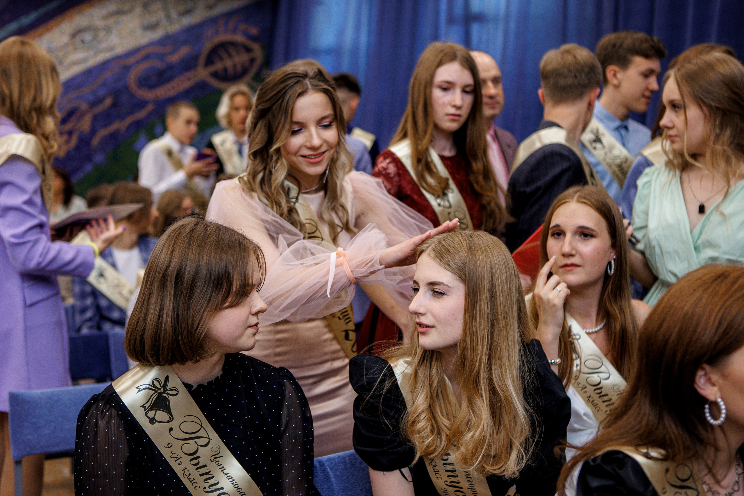 Выпускной в гимназии. Фотограф Москва и Московская область