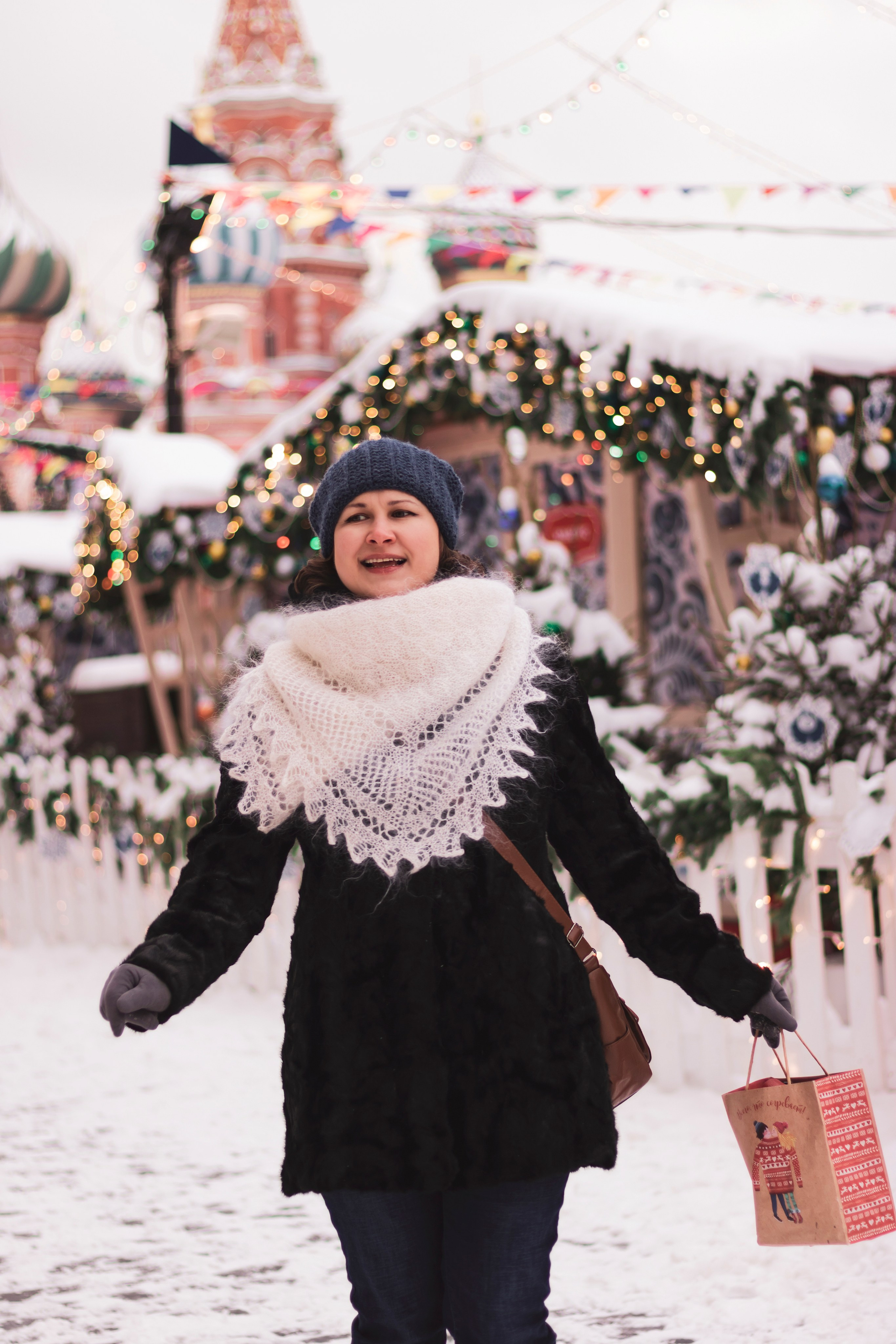 Зимние фотопрогулки по Красной площади. Семейный и детский фотограф в Москве и Можайске Мария Бочкарева