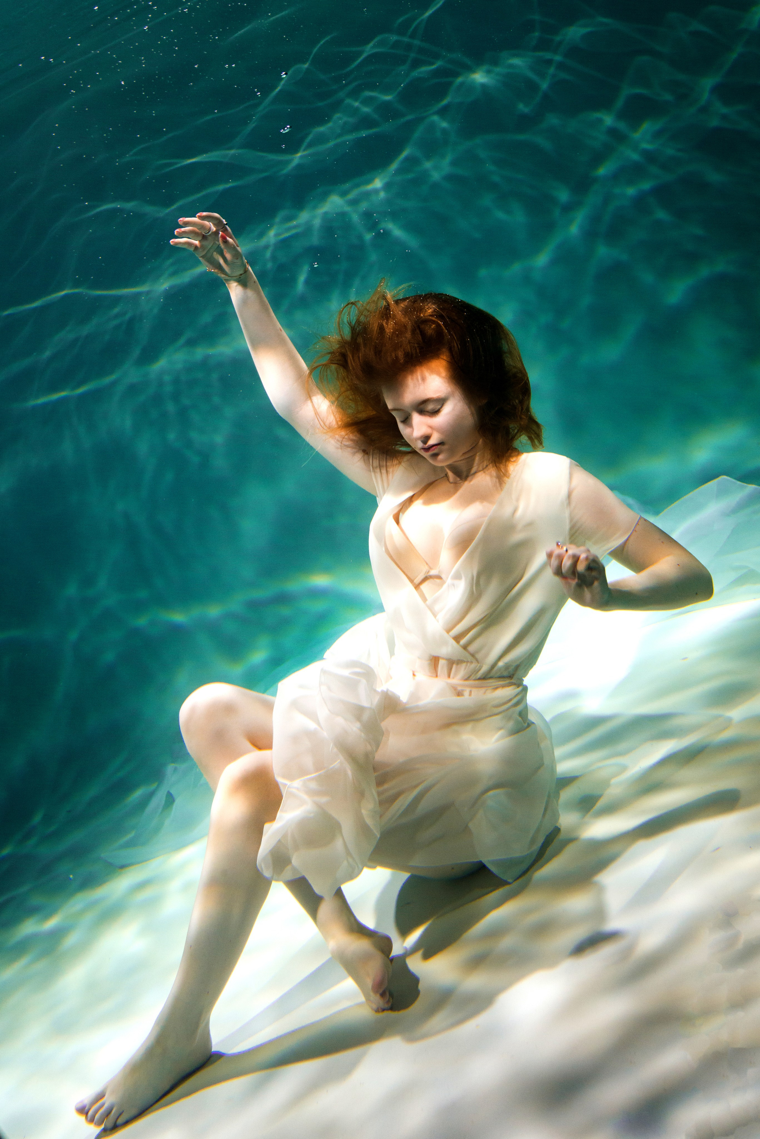 Под водой. Фотограф и дизайнер в Москве Екатерина Лобачева