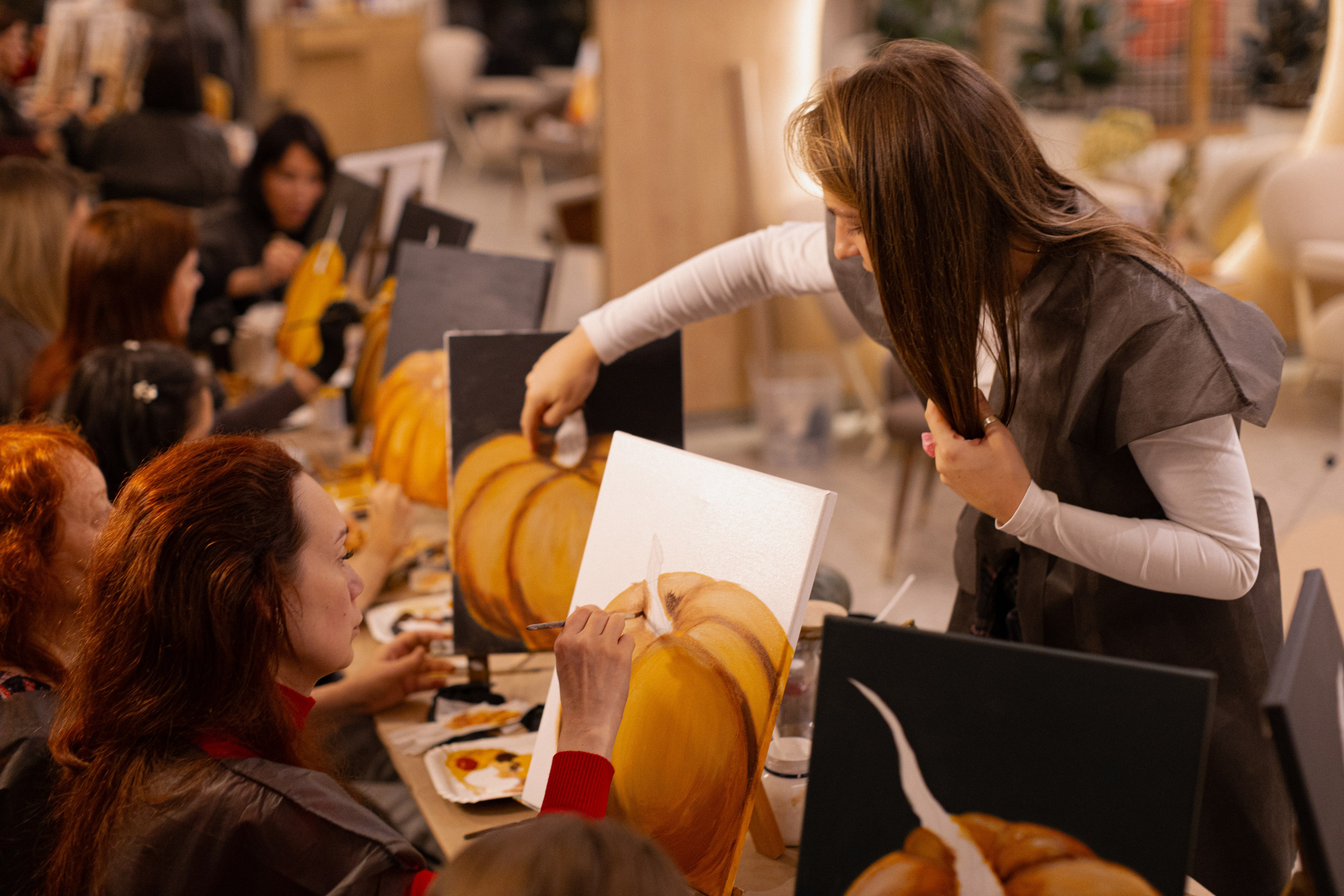 МК Тыква в кафе Здрасте. Анастасия Ракчеева Художник