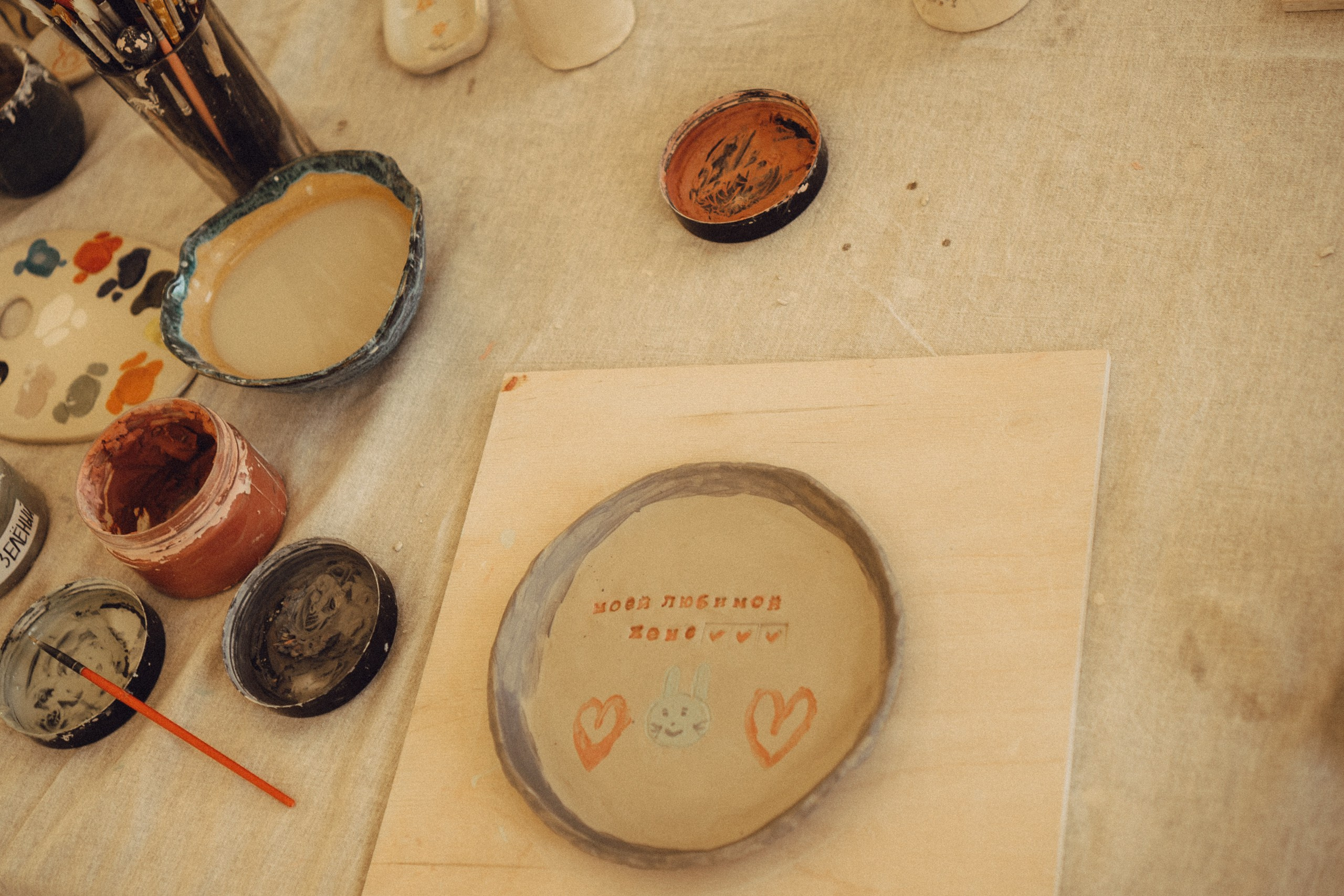 Любовь в студии лепки. Профессиональный фотограф, Санкт-Петербург — Виктория Богомолова