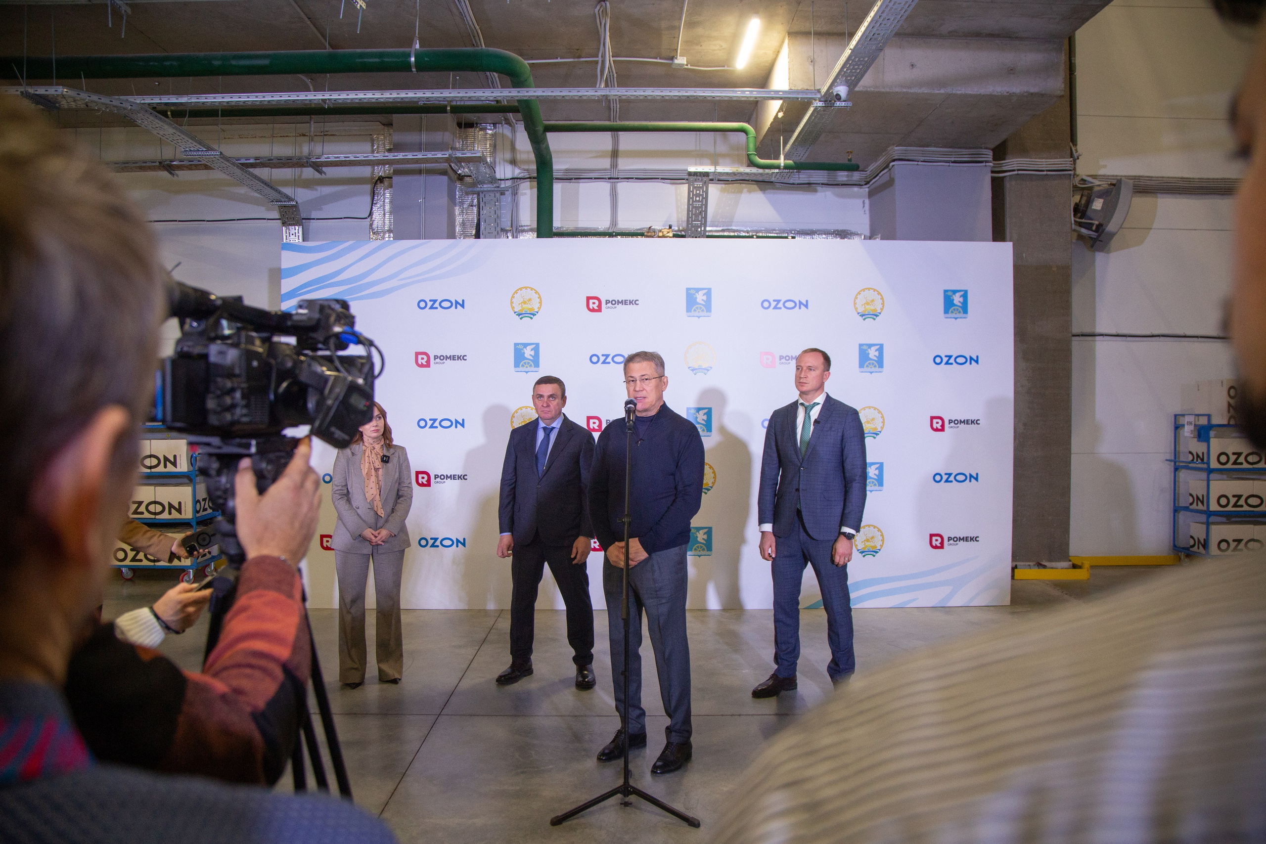 Фотосессия: Торжественное открытие логистического комплекса OZON в Башкортостане