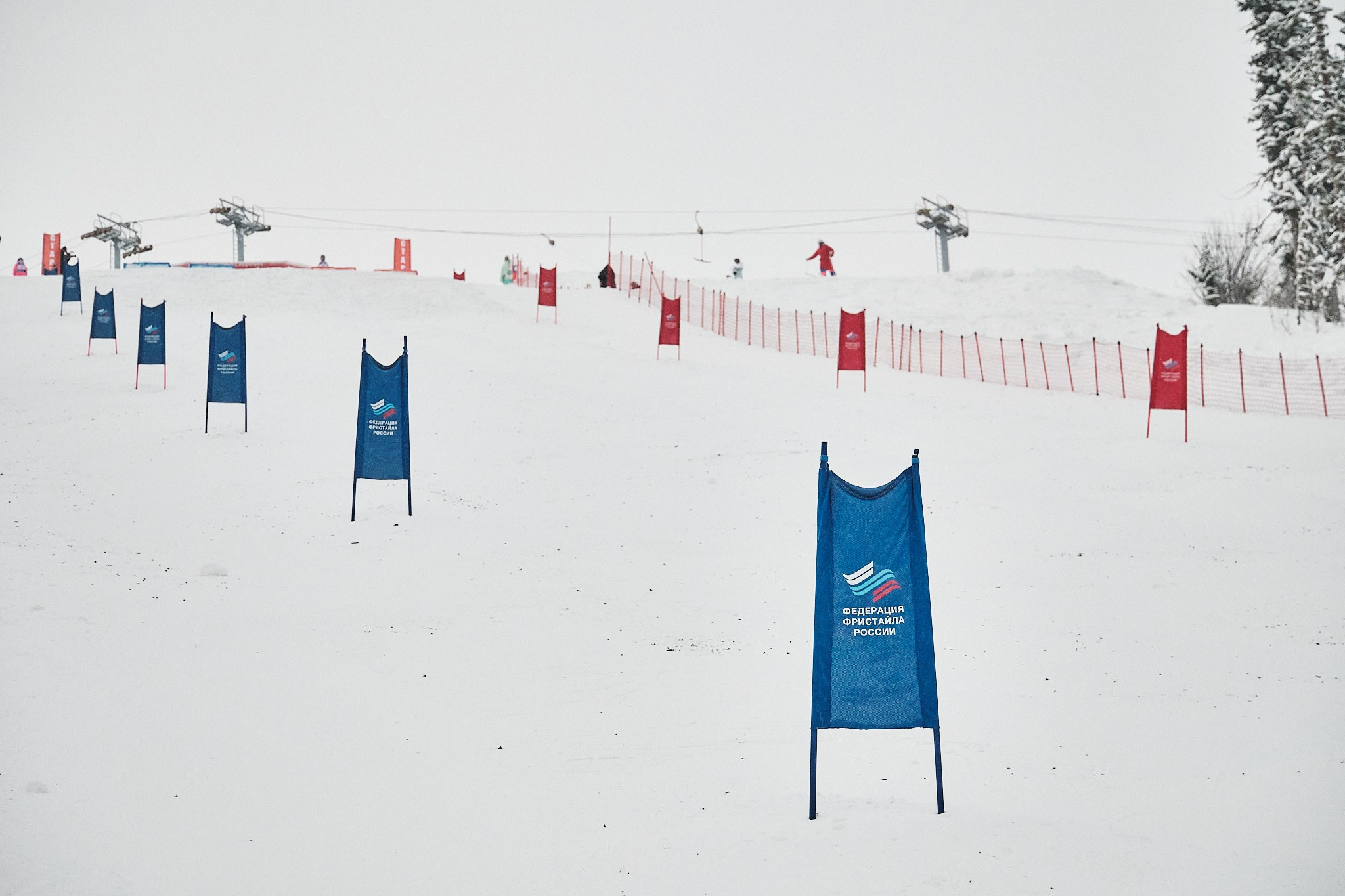 Фотосъемка соревнований по лыжному фристайлу