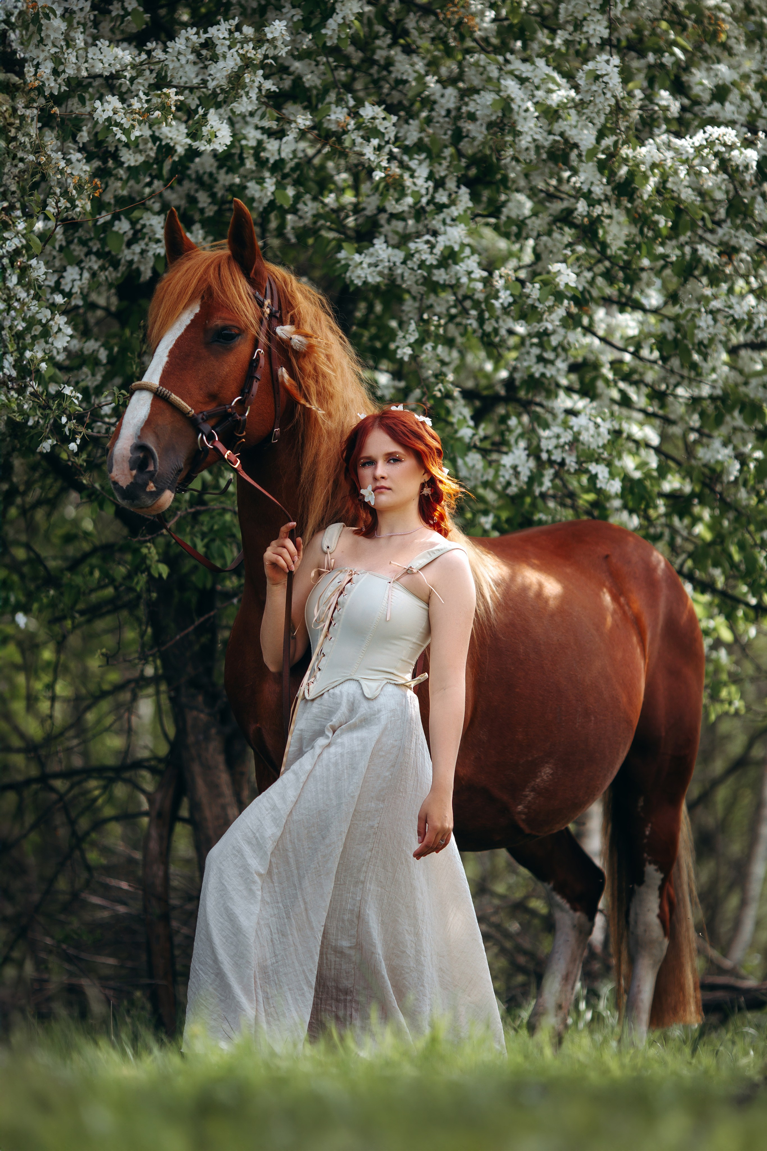 Весенние цветения. Анна Молчанова конный фотограф в Тюмени | фотосессии с лошадьми Тюмень