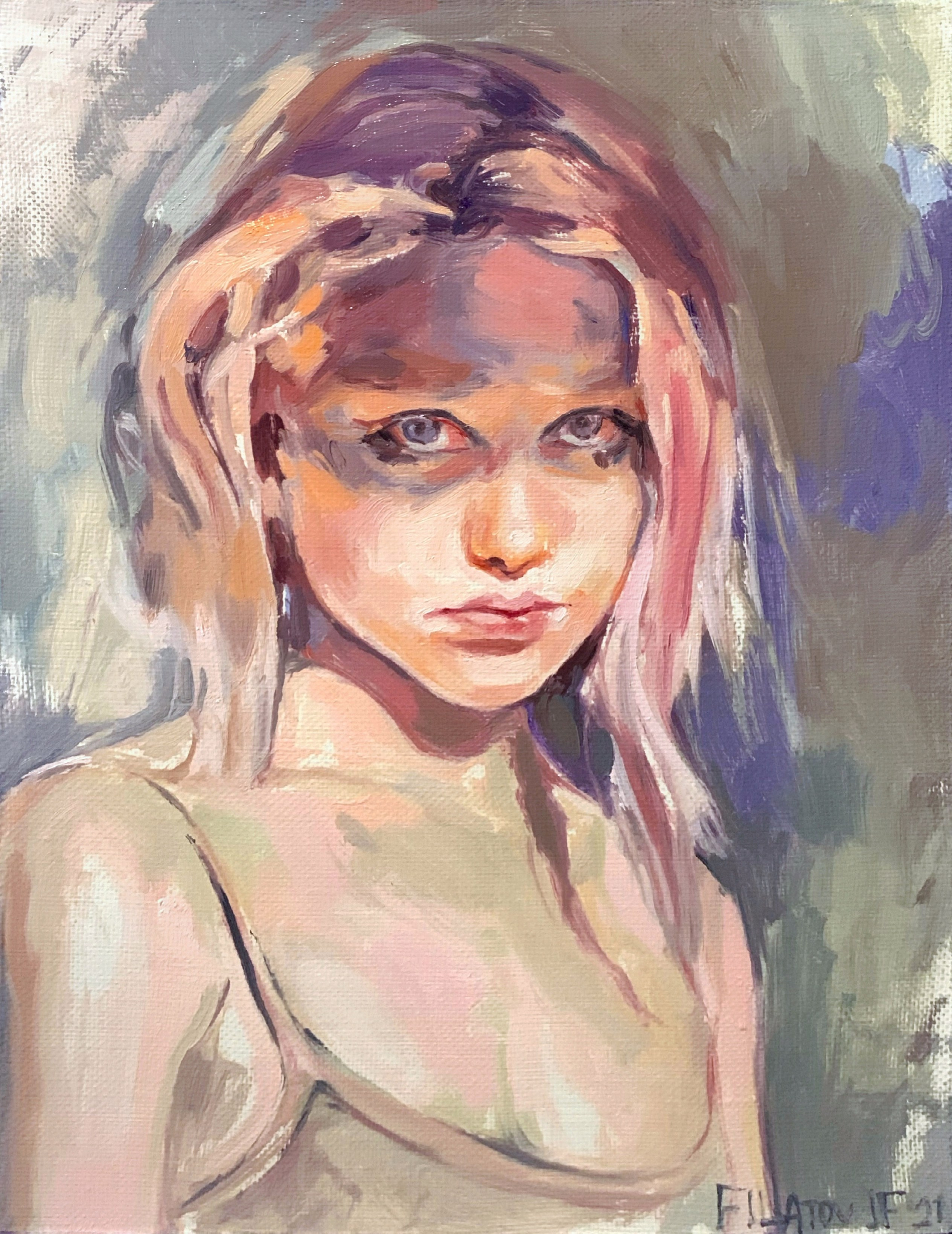 PORTRAITS. Visual artist Ilia Filatov