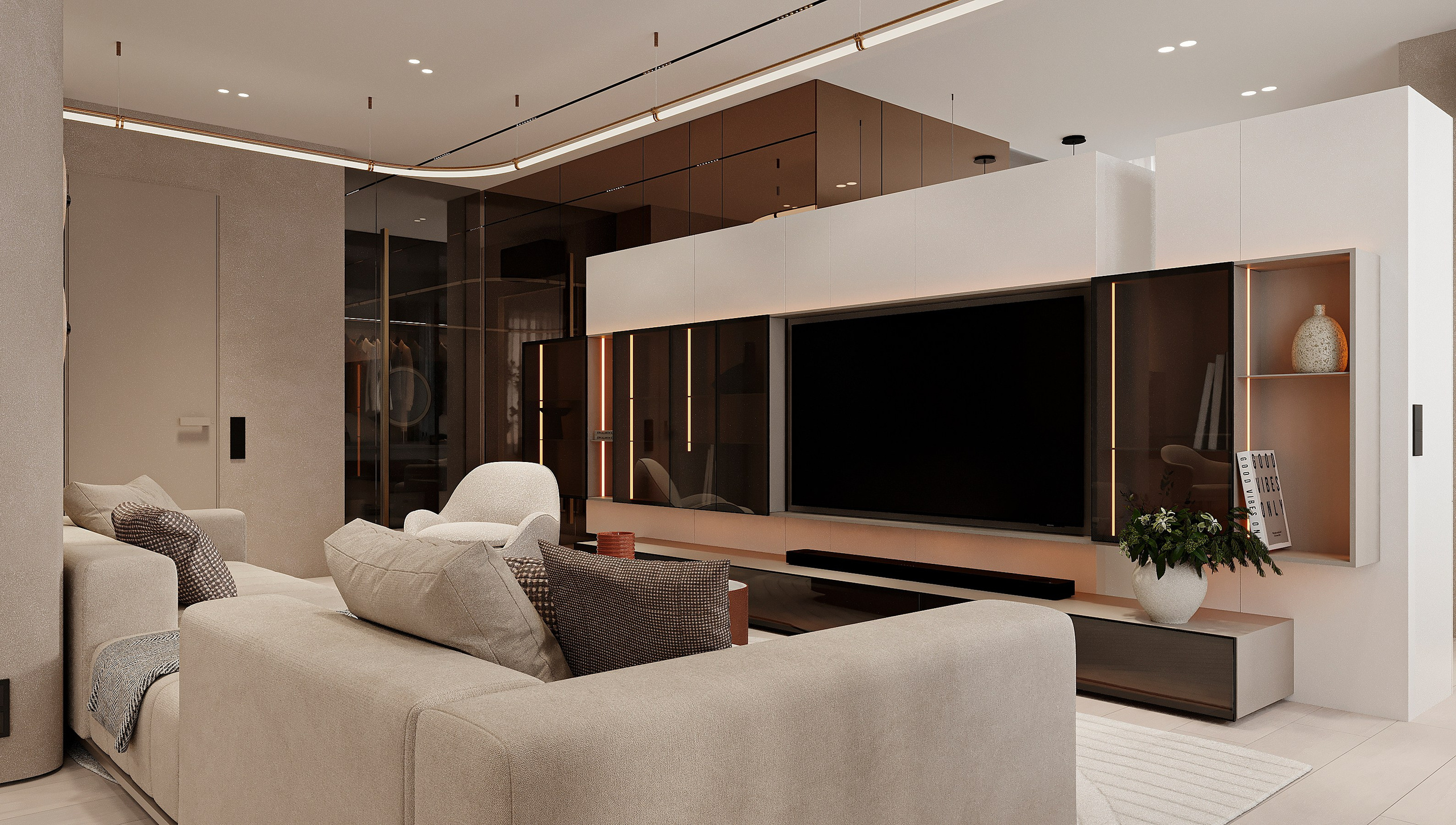 SILENT BEIGE. Дизайн интерьера. Архитектура. MODELLISTA ARCHITECTS