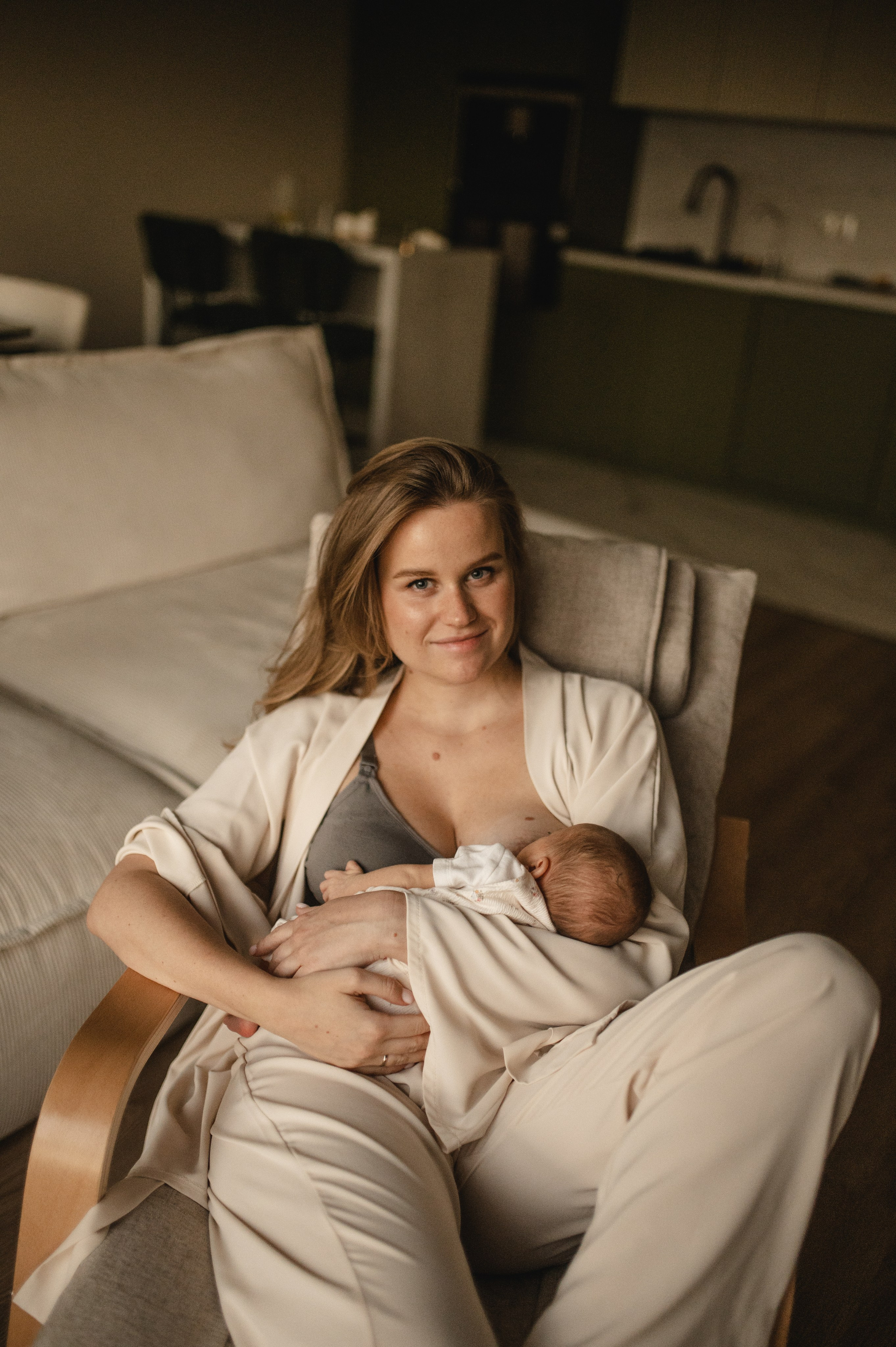 Ньюборн фотосессия в стиле лайфстайл Москва. Семейная фотосессия Бутово Москва фотограф Алина Морщагина