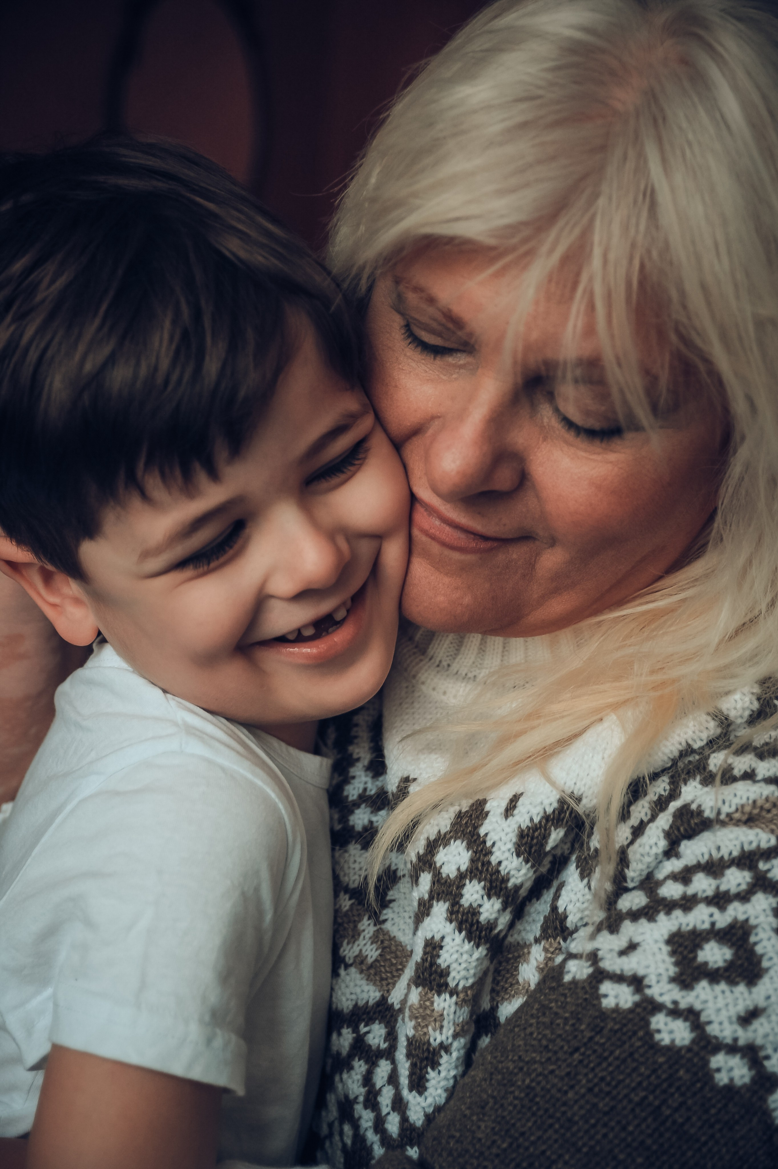 С бабушкой. Фотограф, визажист. Москва