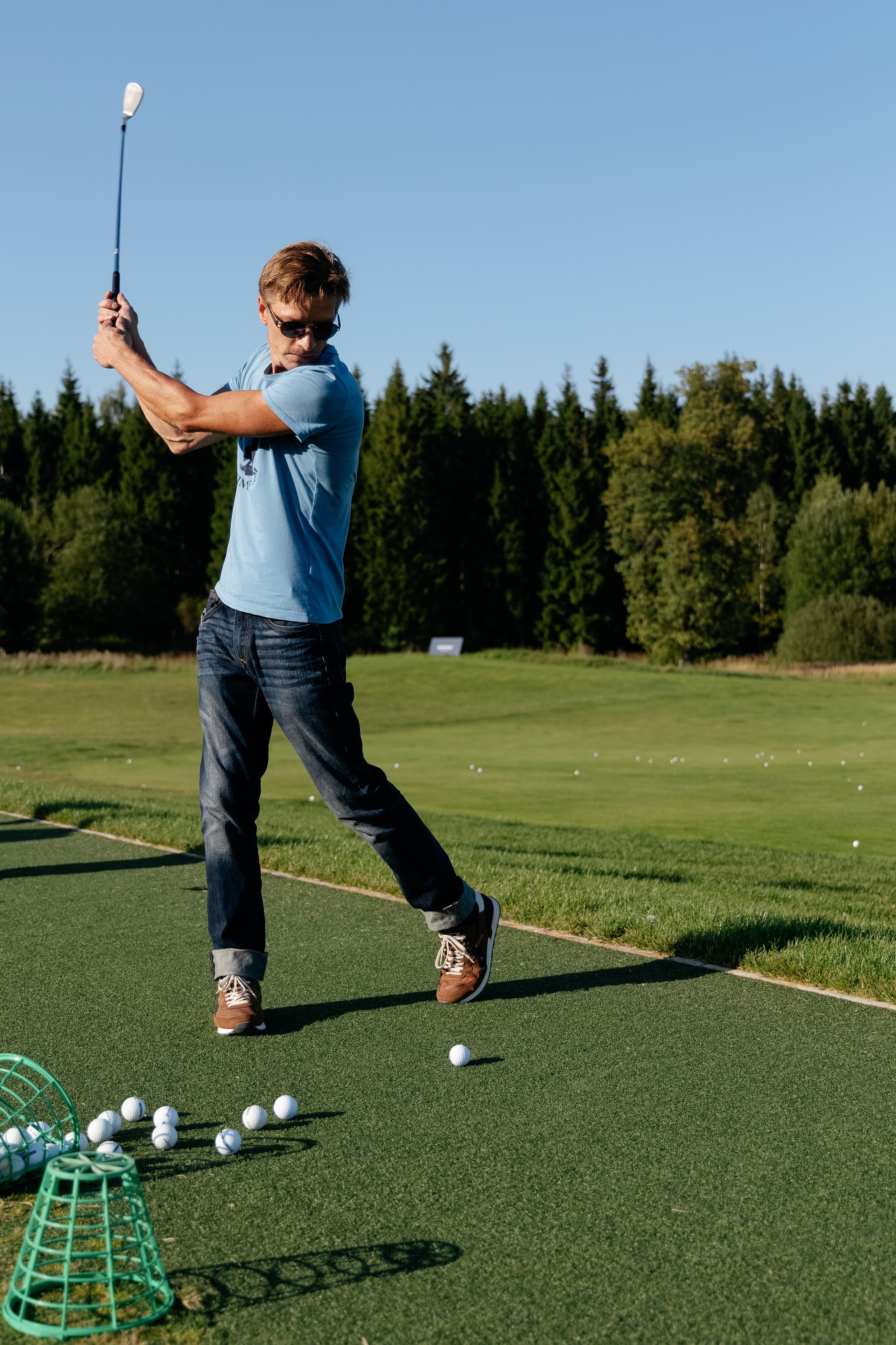 Целеево. Игра в гольф. Фотограф в Москве Анастасия Курлович