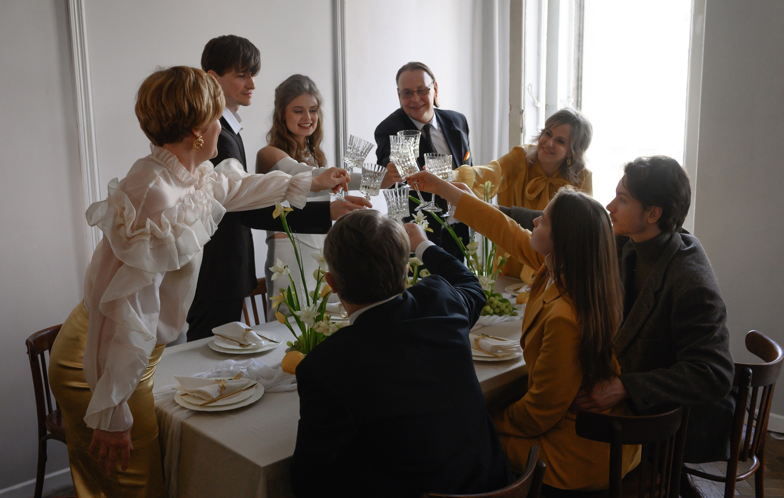 Питерский свадебный ужин и крыши…). Свадебный фотограф Тюмень Анастасия Битная