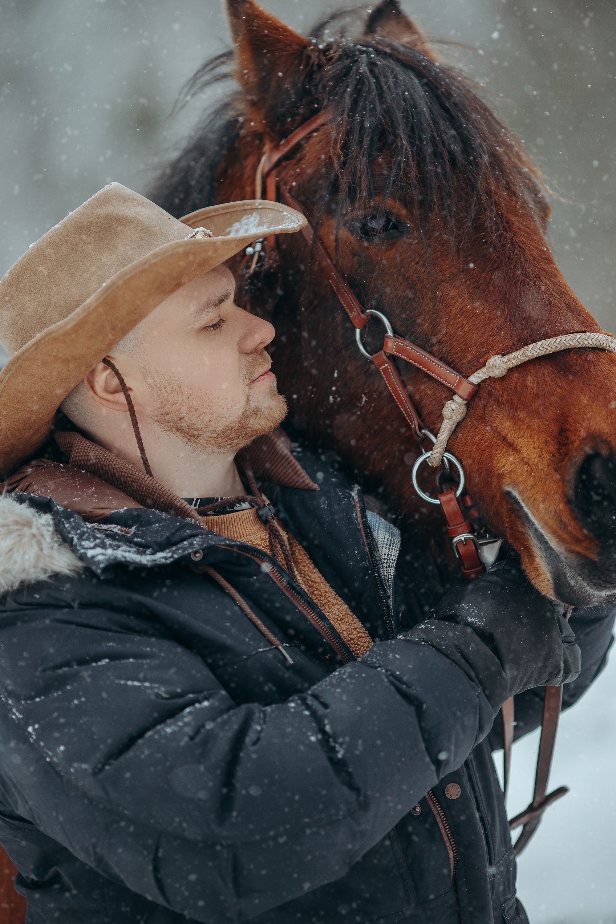 Снежная история. Анна Молчанова конный фотограф в Тюмени | фотосессии с лошадьми Тюмень