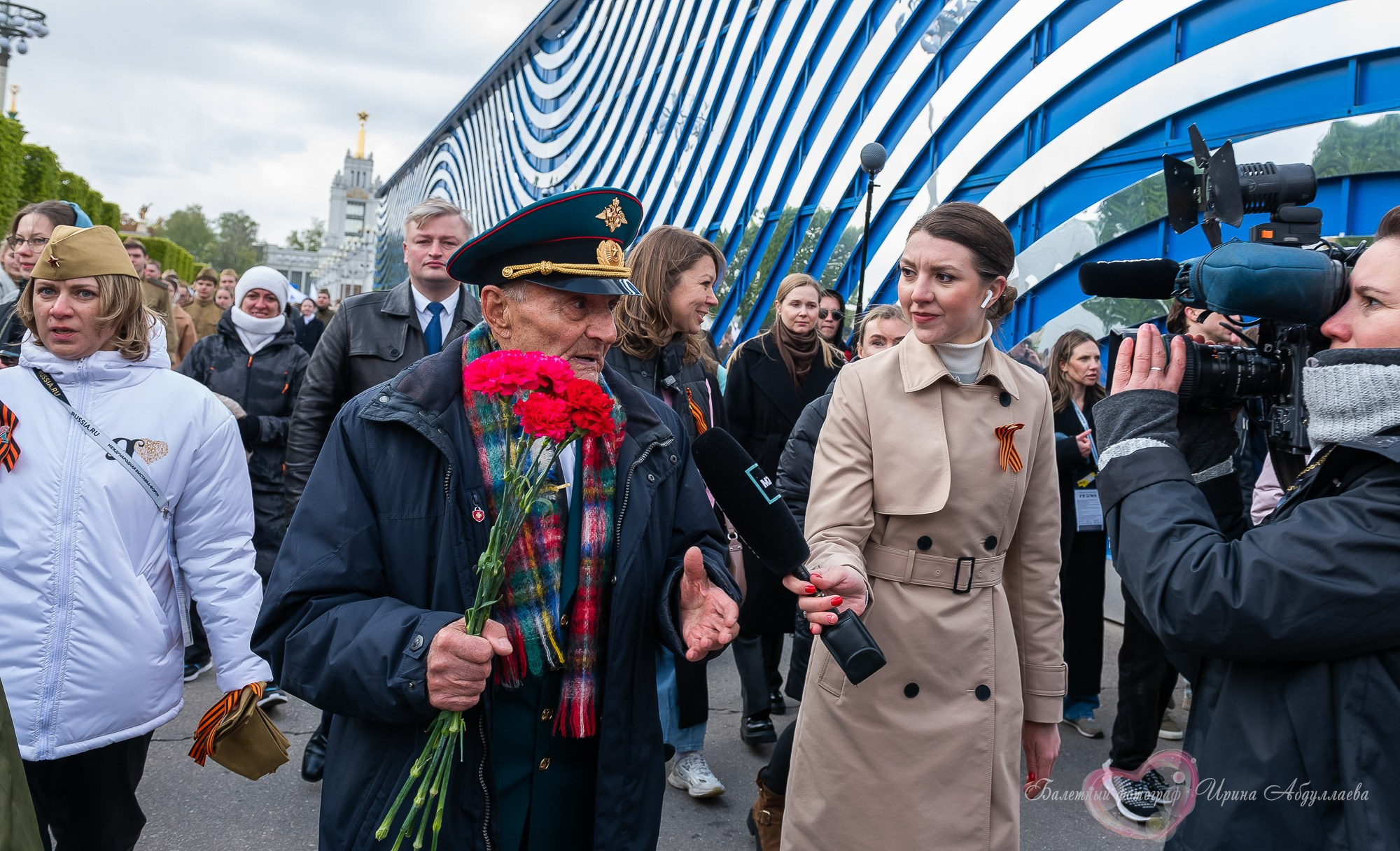 Флешмоб 9 мая Вальс победы ВДНХ