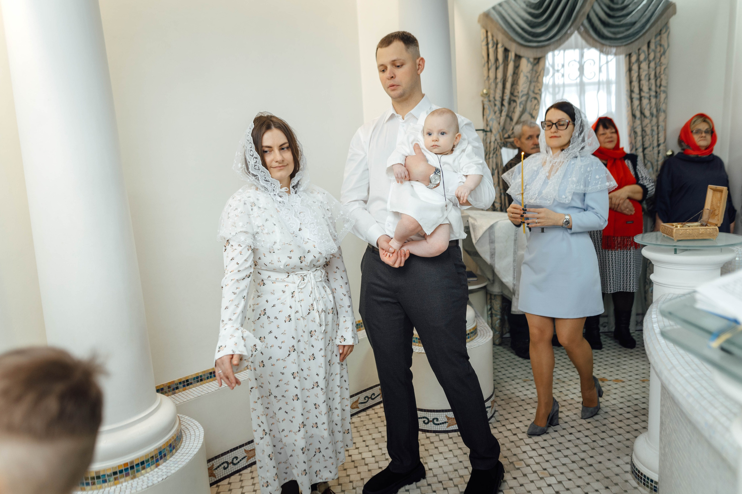 Крещение Матвея, храм Святой Троицы, декабрь 2025