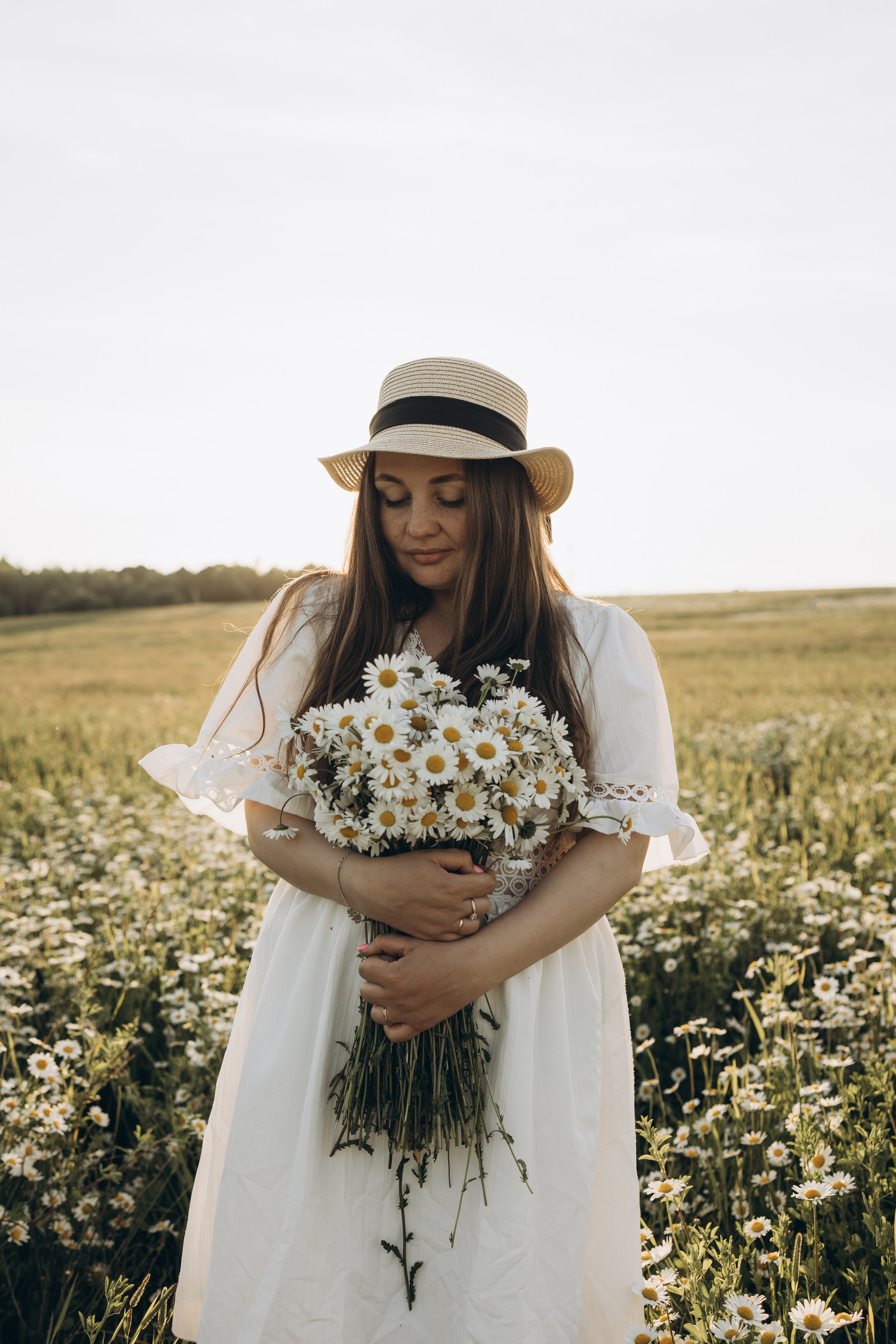 Маша и ромашки. Семейный фотограф в Москве Виктория Ястребинская
