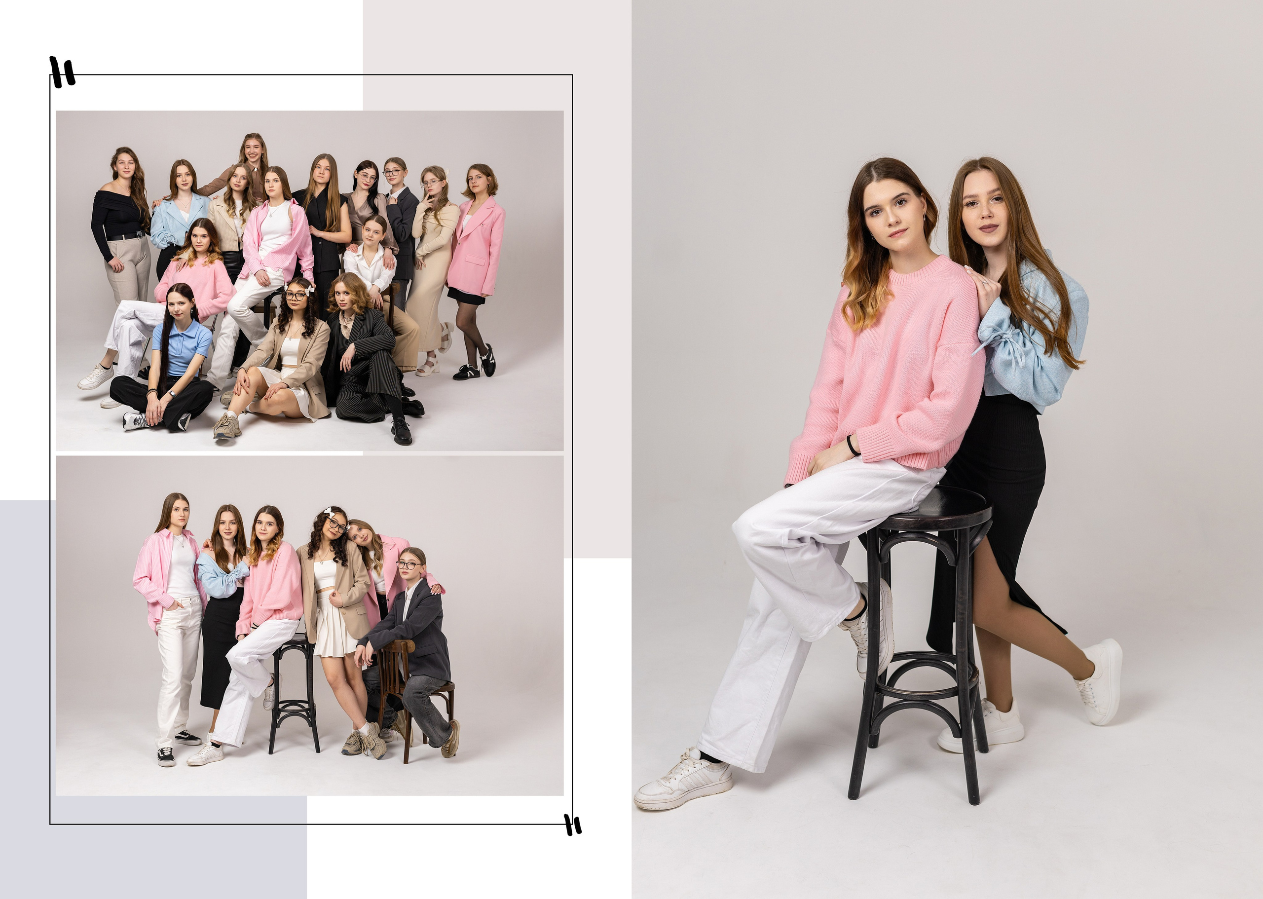 Альбом на 10 разворотов для 11 класса (3800) Комбинированный. Proklassnoephoto