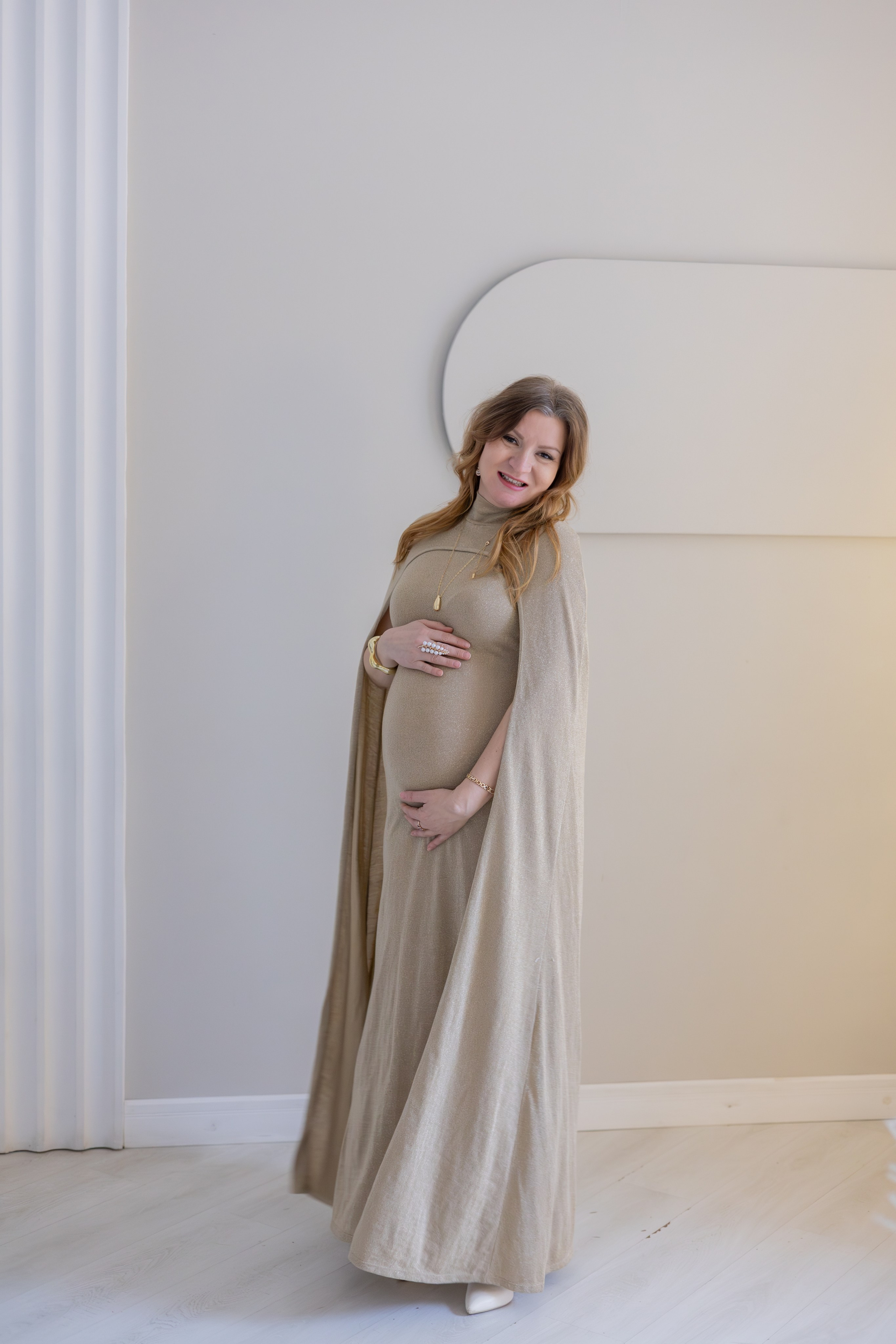 Беременность — Анна в новогодней студии. Свадебный и семейный фотограф в Санкт-Петербурге Макеева Наталья