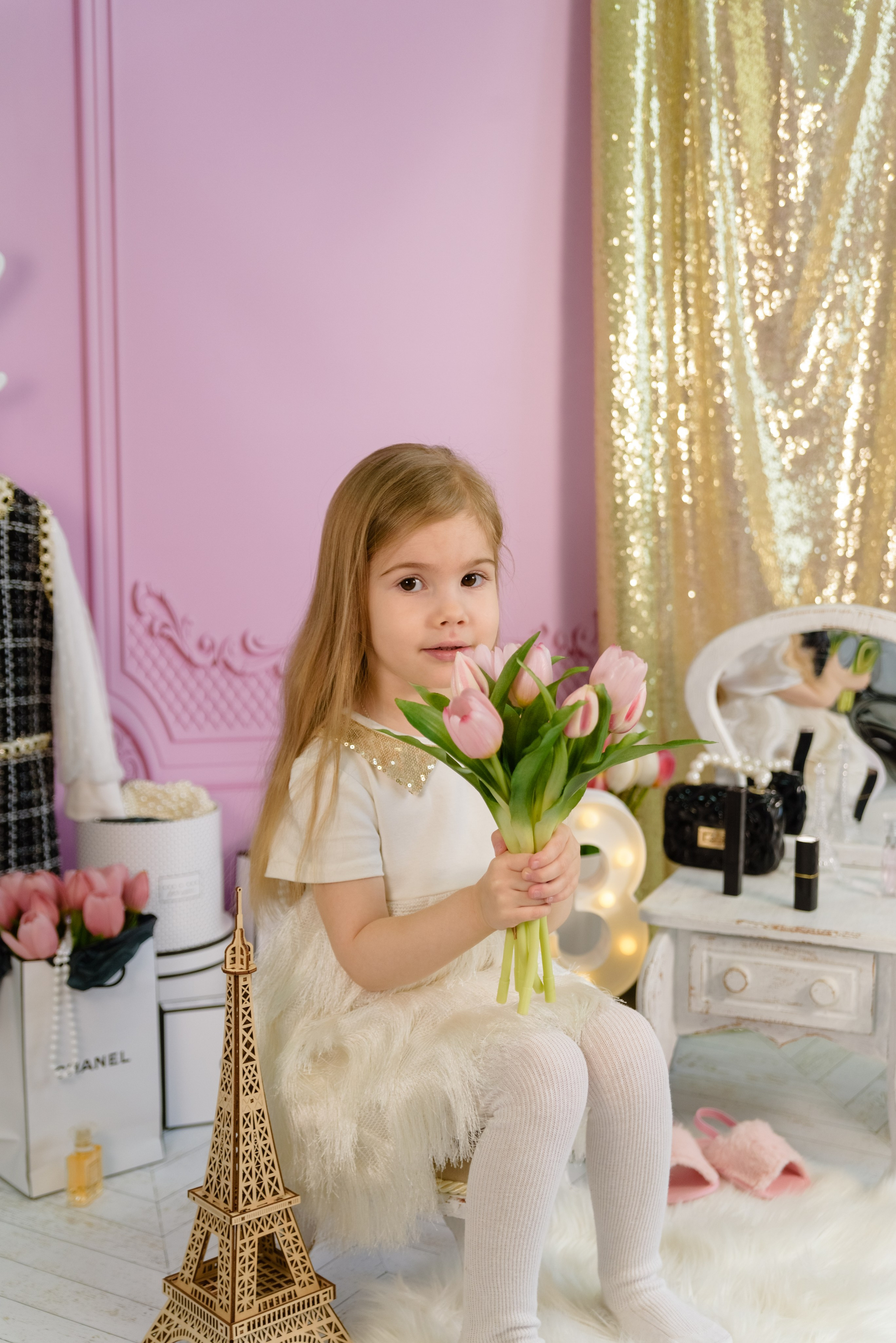 Детская фотосессия «Париж» Полина. Детский Фотограф |Фотограф на годик в Брянске Ирина Романова
