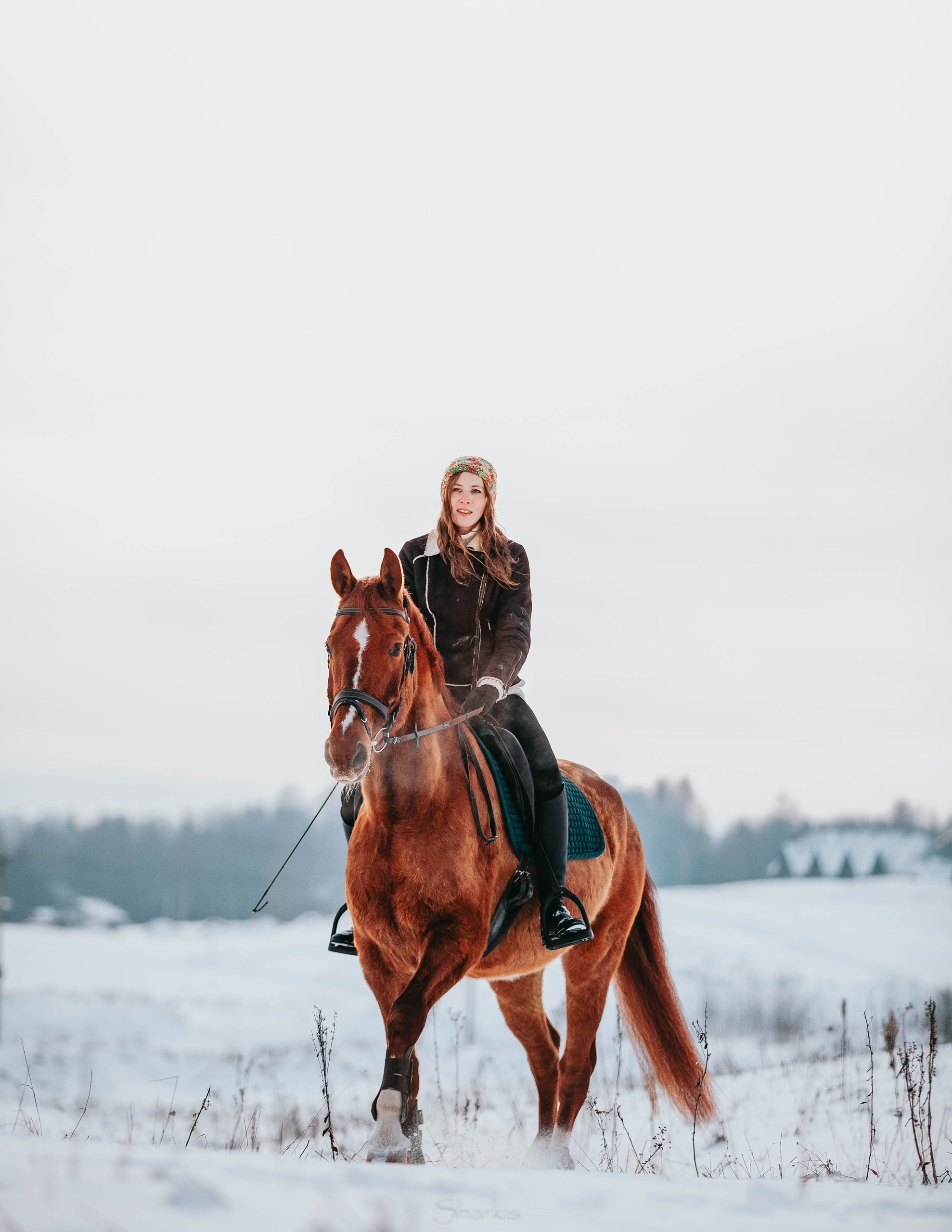 Ирина и Гепард. Фотограф Елизавета Филатова