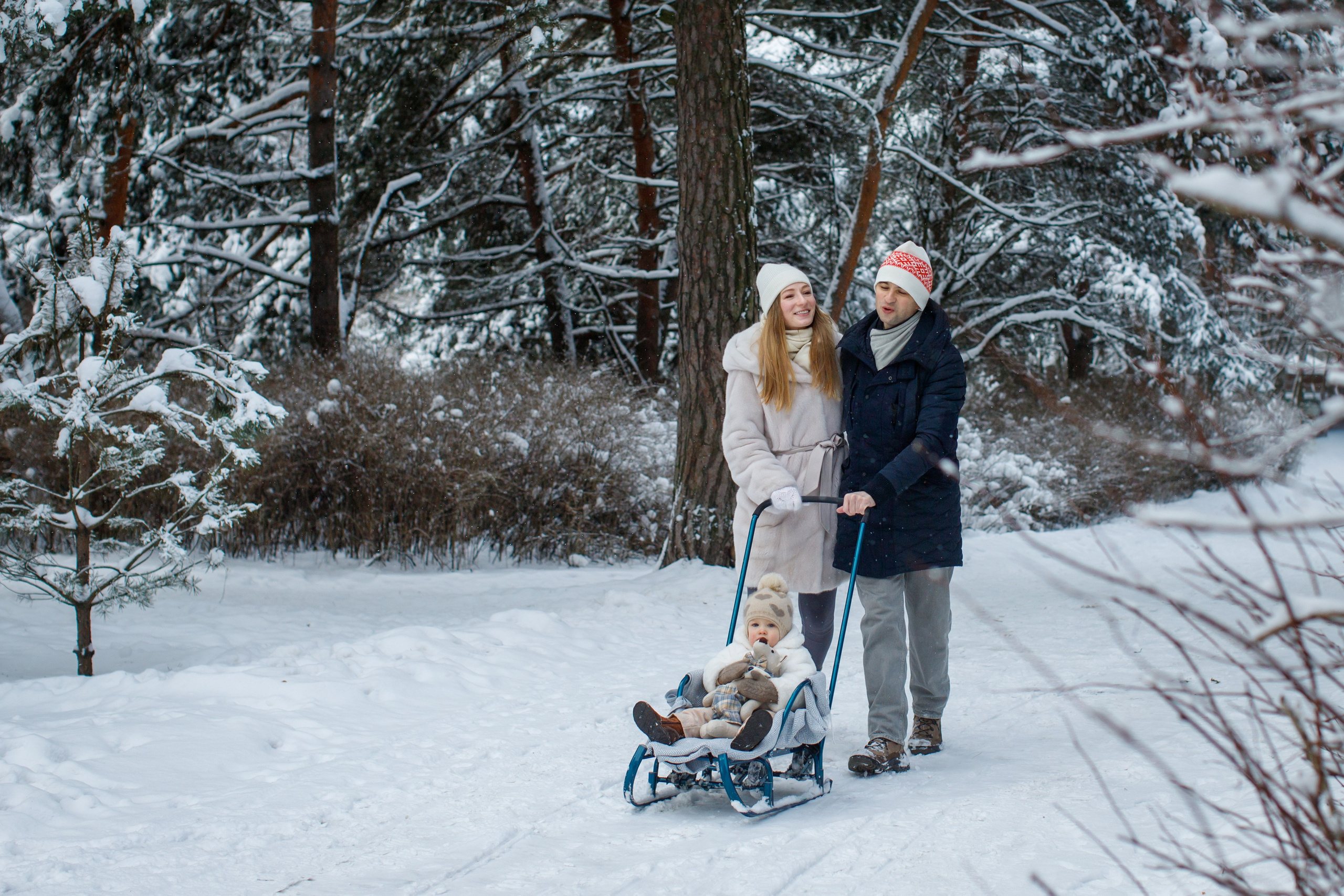 Зимние объятия. Детский и семейный фотограф Мария Киселёва. Москва