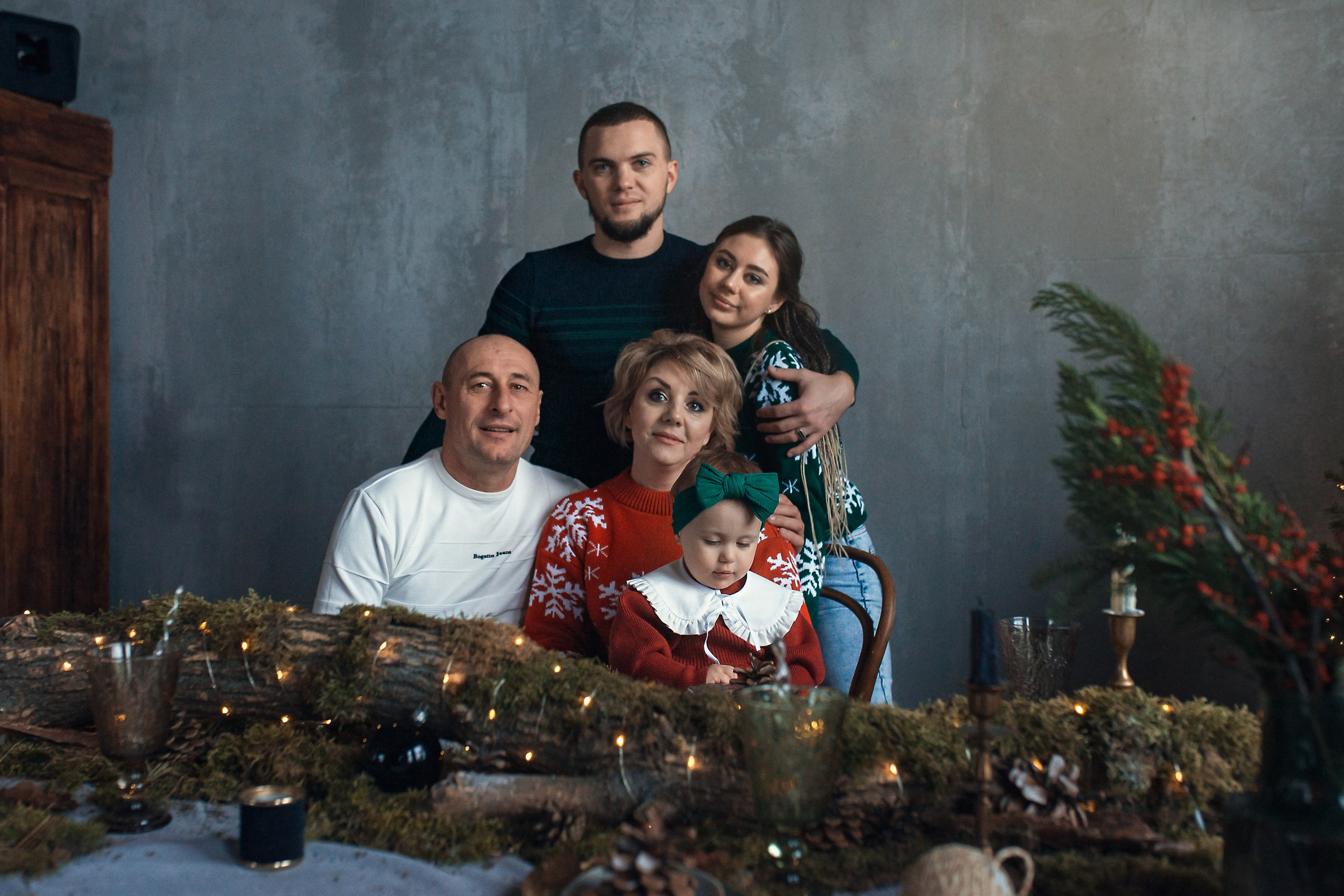 Новый год. Большая семья. Фотограф на крещение в Саратове Марина Грушина