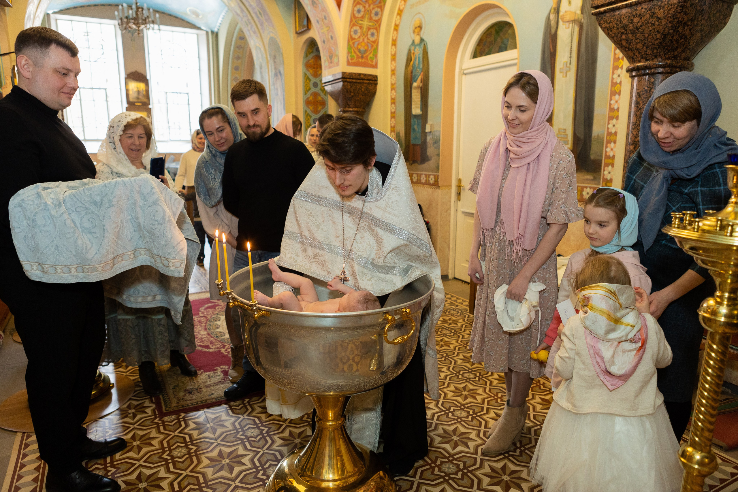 Крещение Даниила. Фотограф Александр Заломаев
