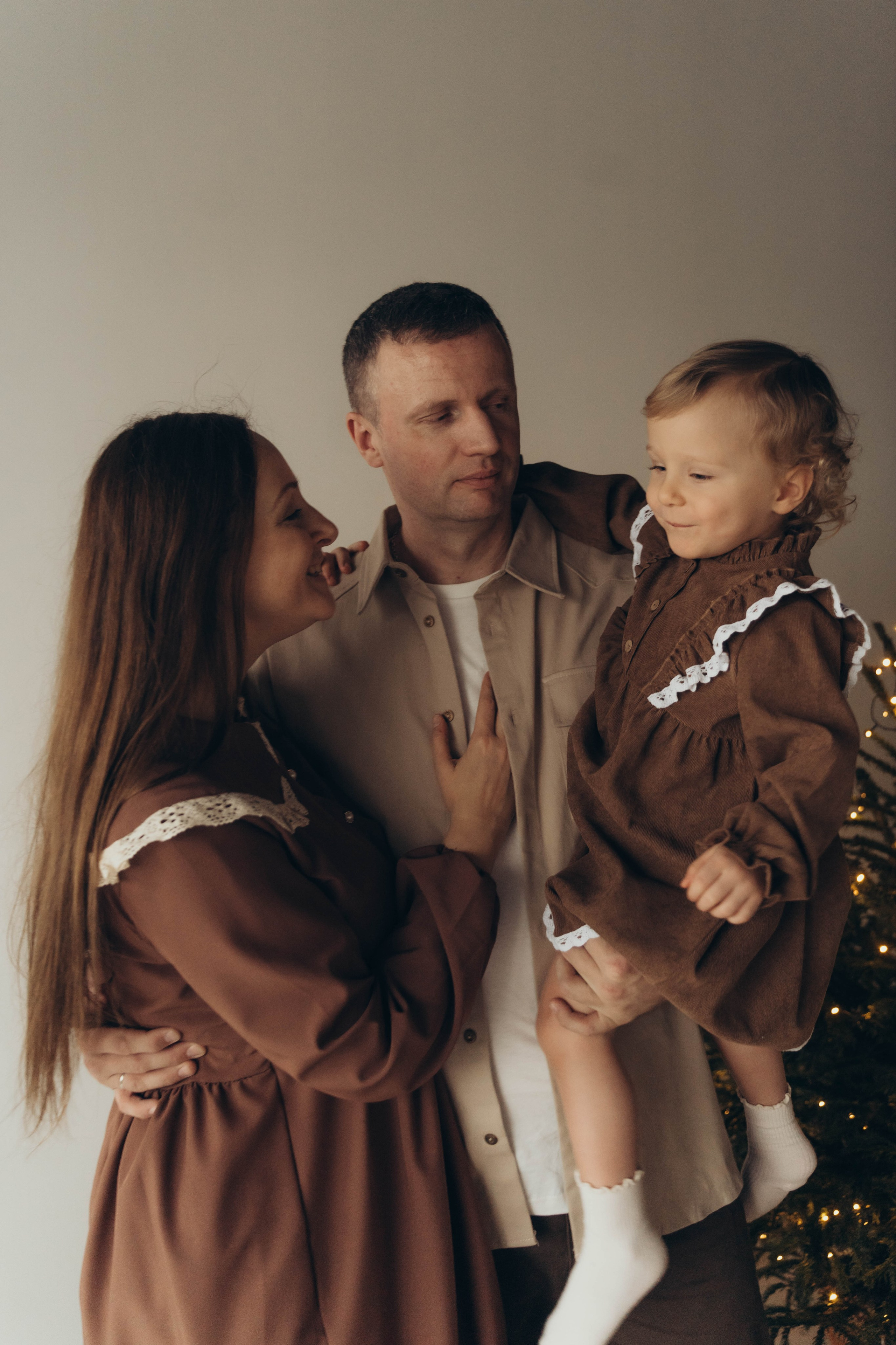 Екатерина, Николай и малышка Аня