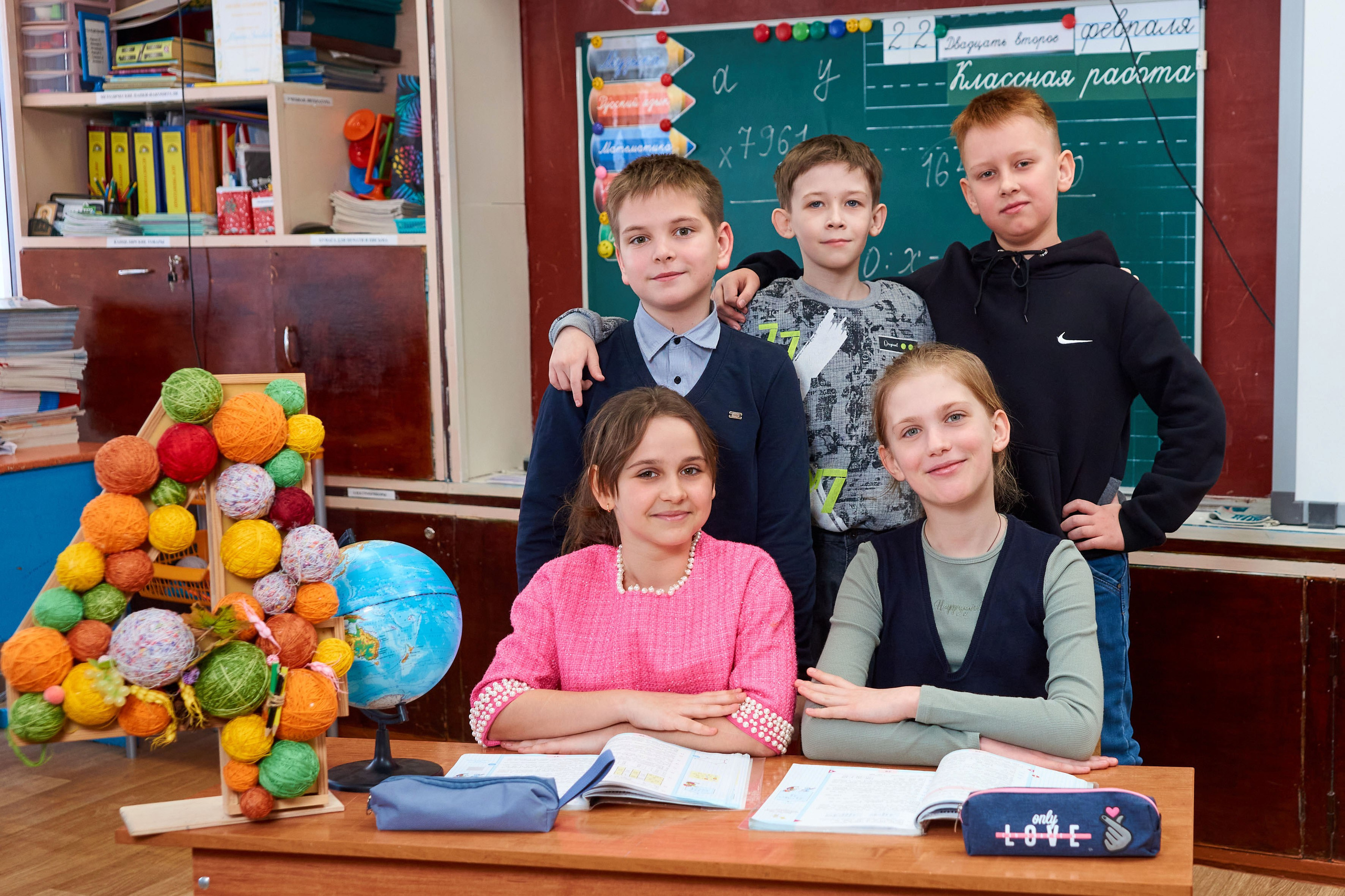 Съёмка в школе. 4 класс. Childrenfoto.ru