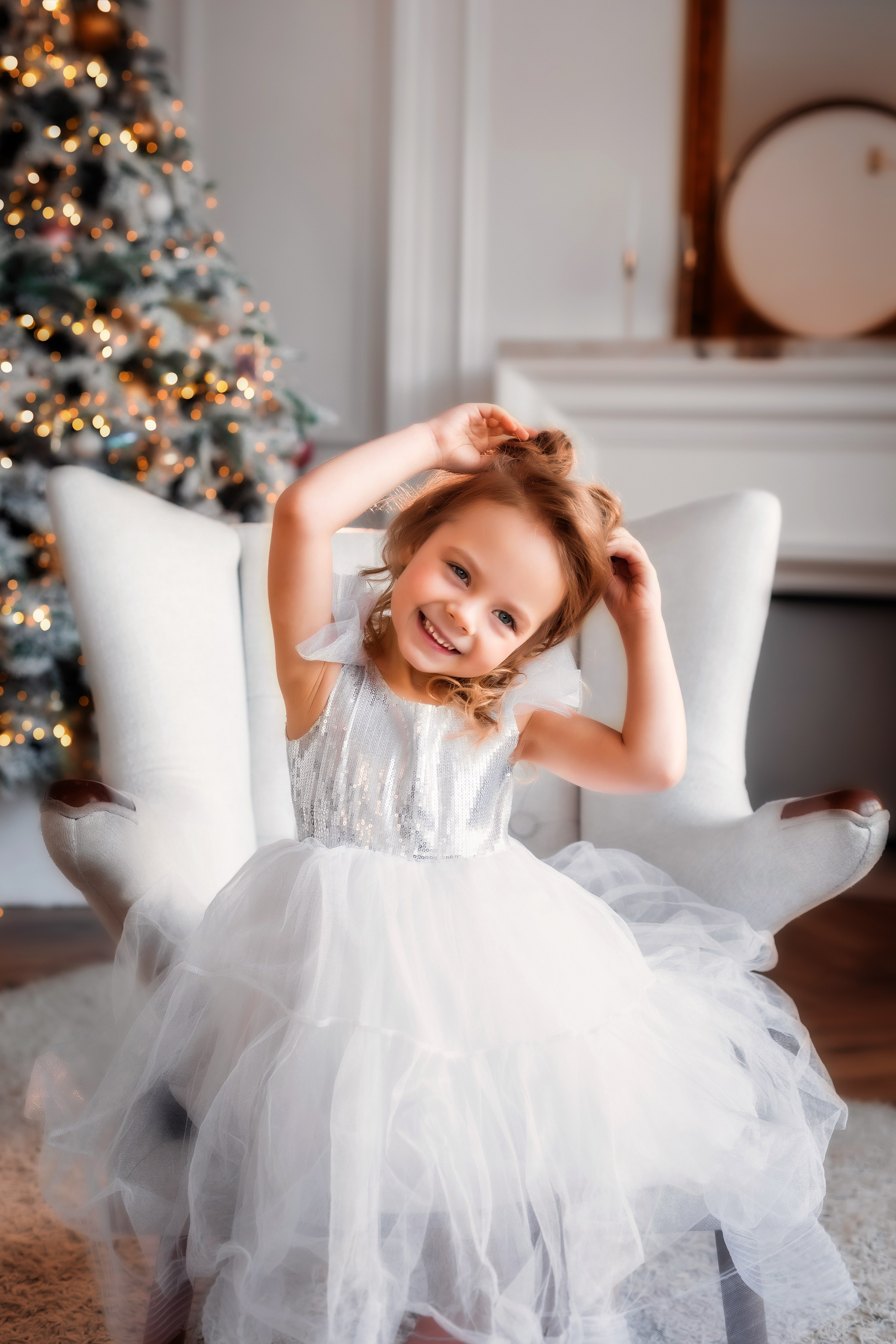 Новогодняя сказка для Кати и Миланы. Семейный и детский фотограф в Екатеринбурге Оксана Пипкина