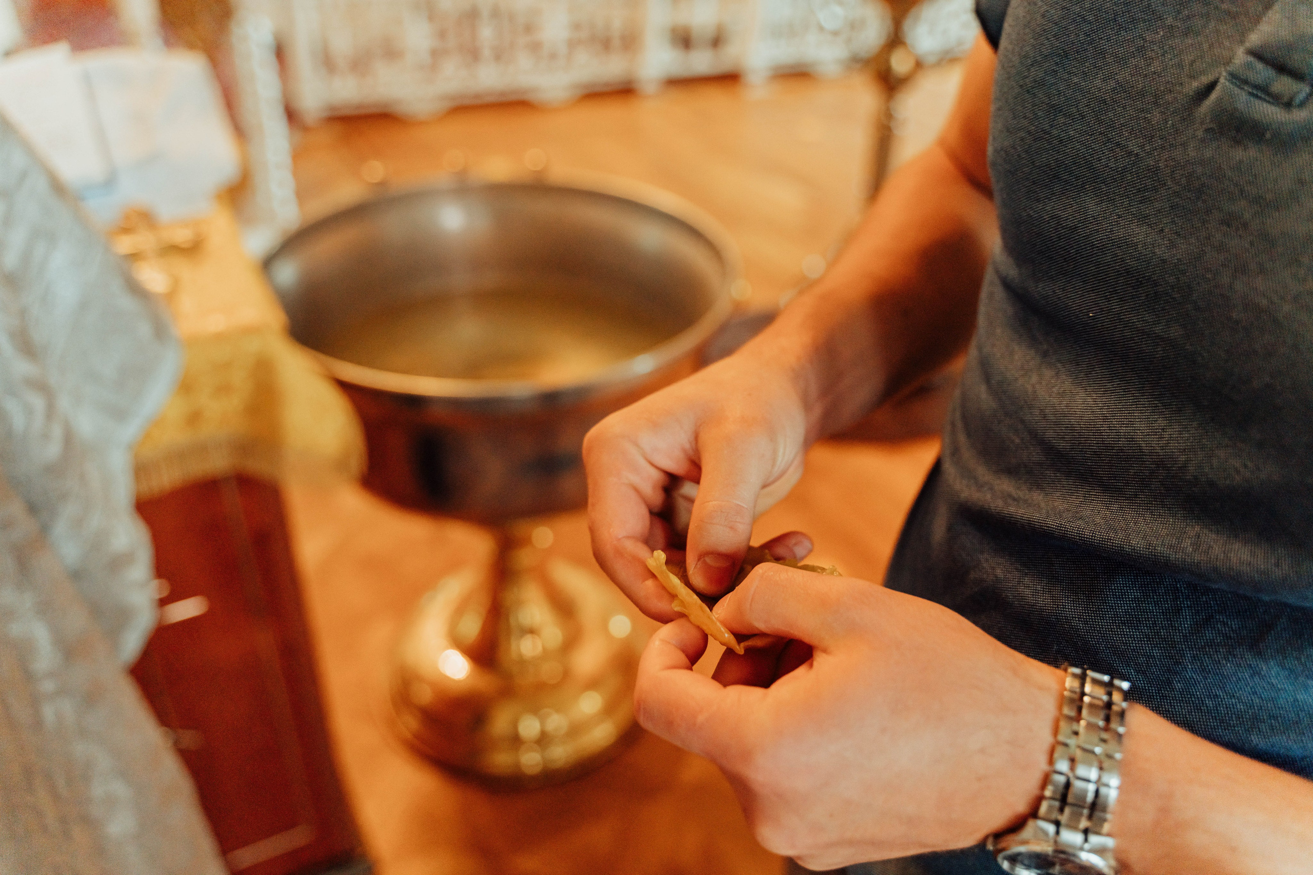 Крещение Никиты. Фотограф Елизавета Савина