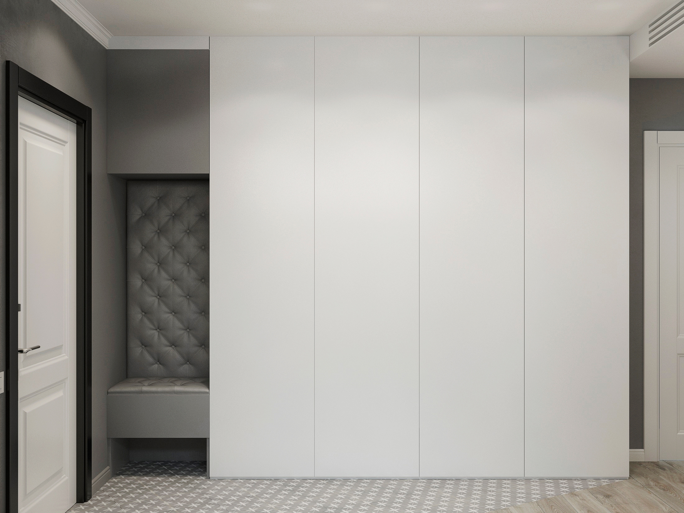 Трехкомнатная квартира в скандинавском стиле. Студия Дизайна интерьера Tsvetdesign. Дизайнер в Санкт-Петербурге