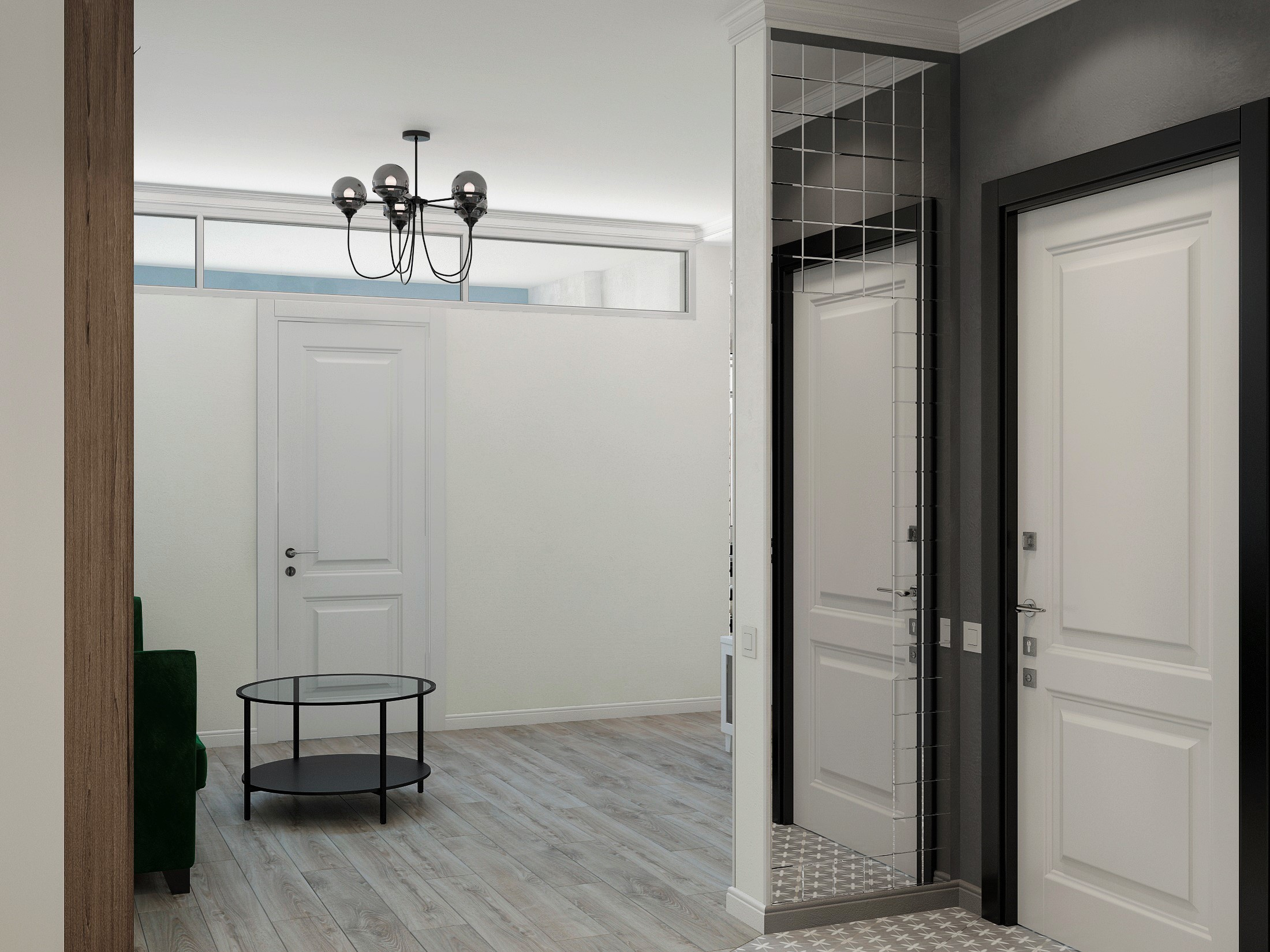 Трехкомнатная квартира в скандинавском стиле. Студия Дизайна интерьера Tsvetdesign. Дизайнер в Санкт-Петербурге