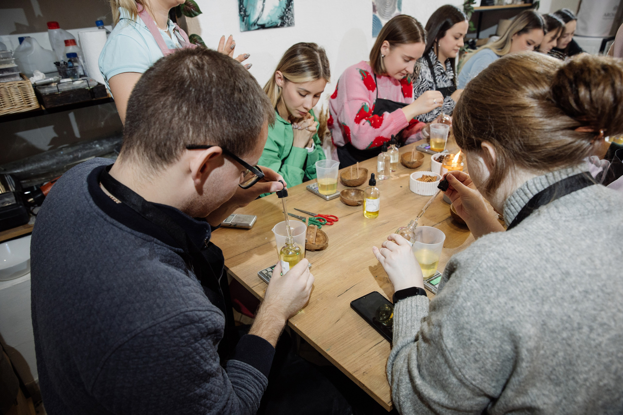 Корпоратив компании Технологии Доверия Аудит — творчество с AROMALAGE