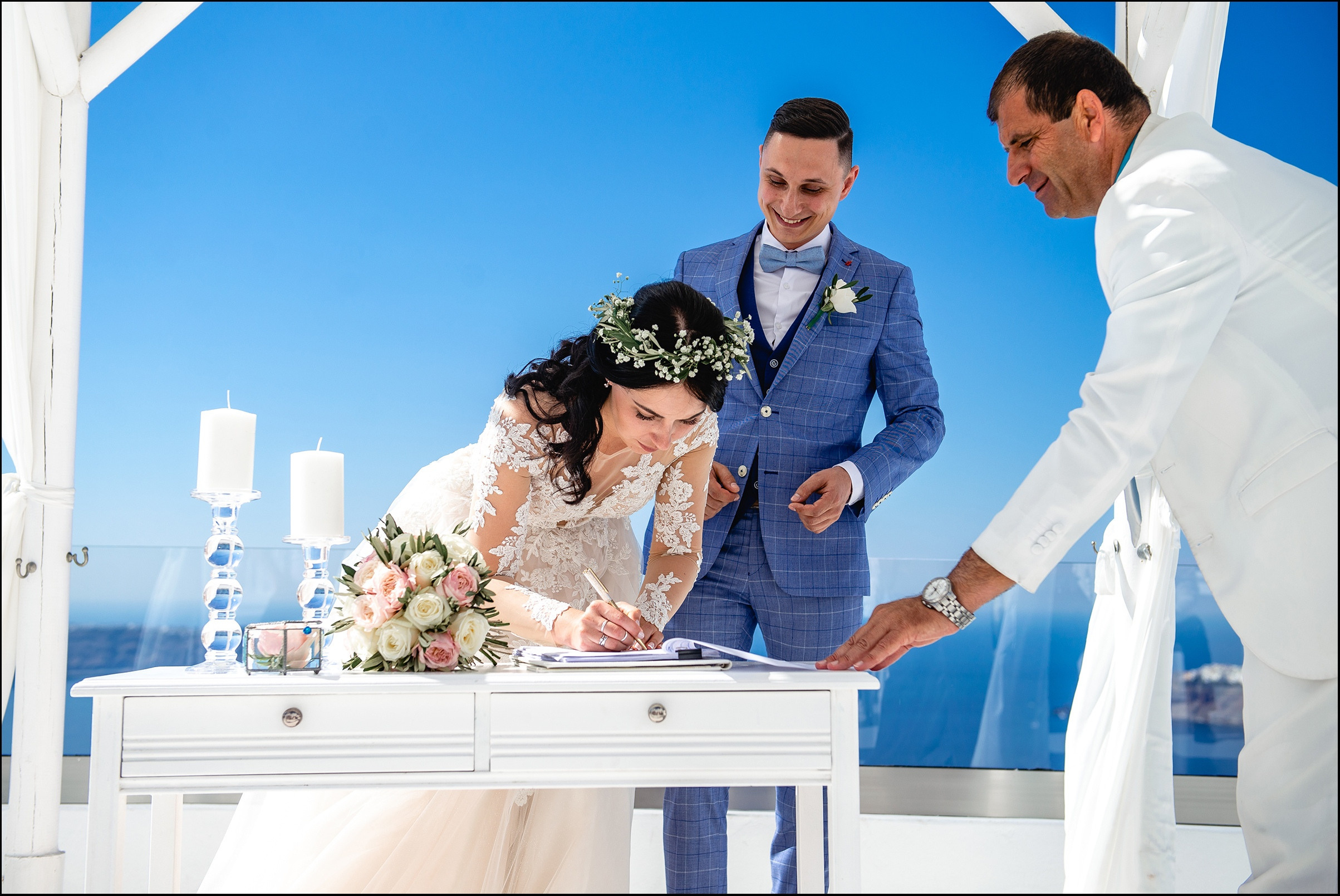 СВАДЬБА (Диана и Василий, о.Санторини). Свадебный и семейный фотограф в Воронеже Алексей Юрин