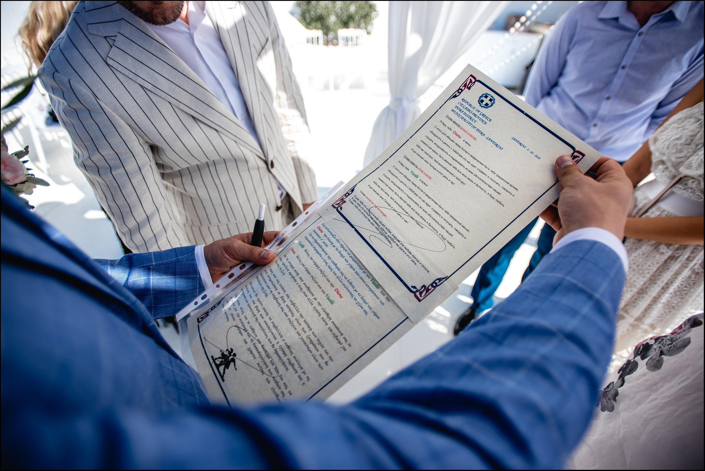 СВАДЬБА (Диана и Василий, о.Санторини). Свадебный и семейный фотограф в Воронеже Алексей Юрин