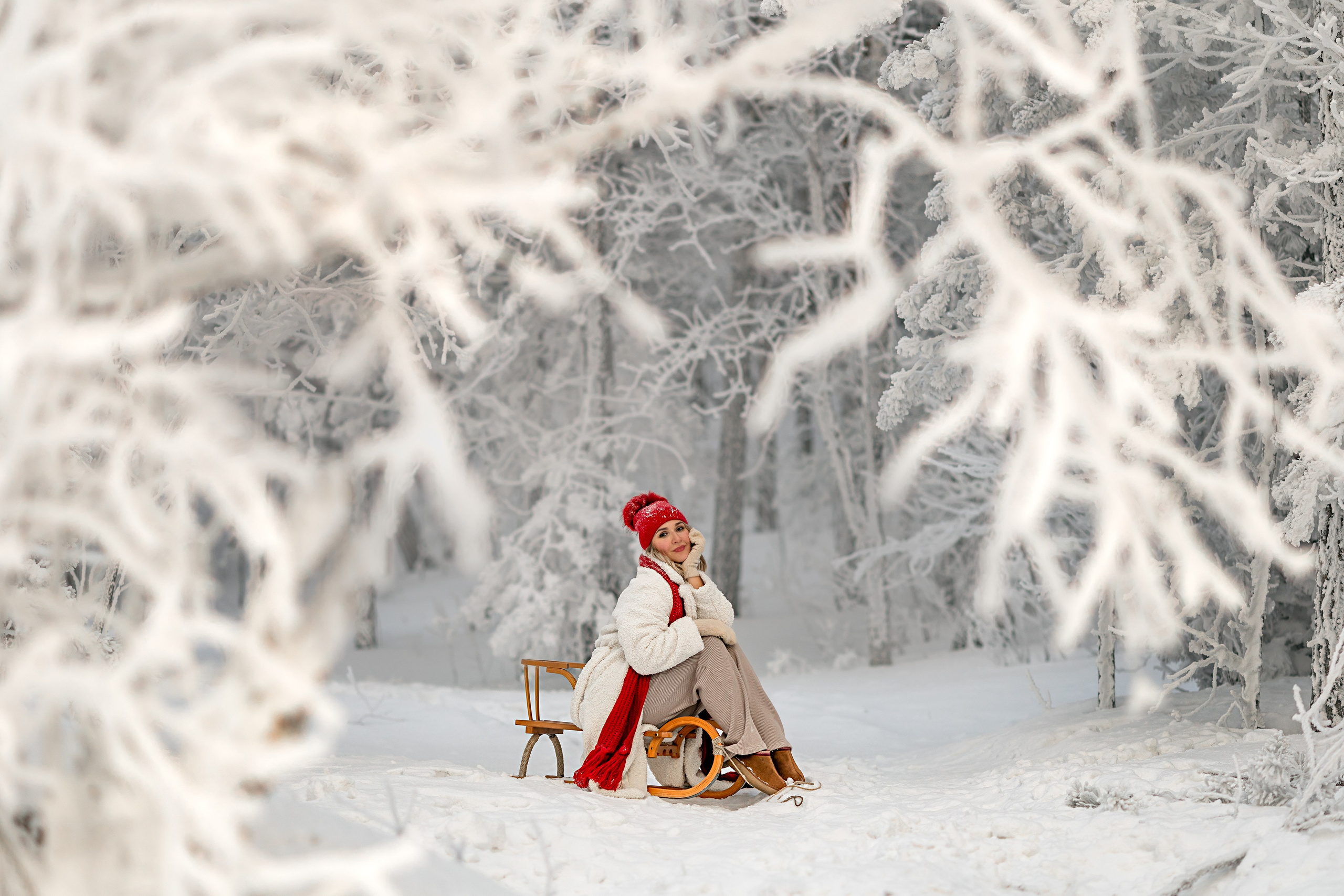 Зимняя сказка. Детский и семейный фотограф в Красноярске Елена Коровкина