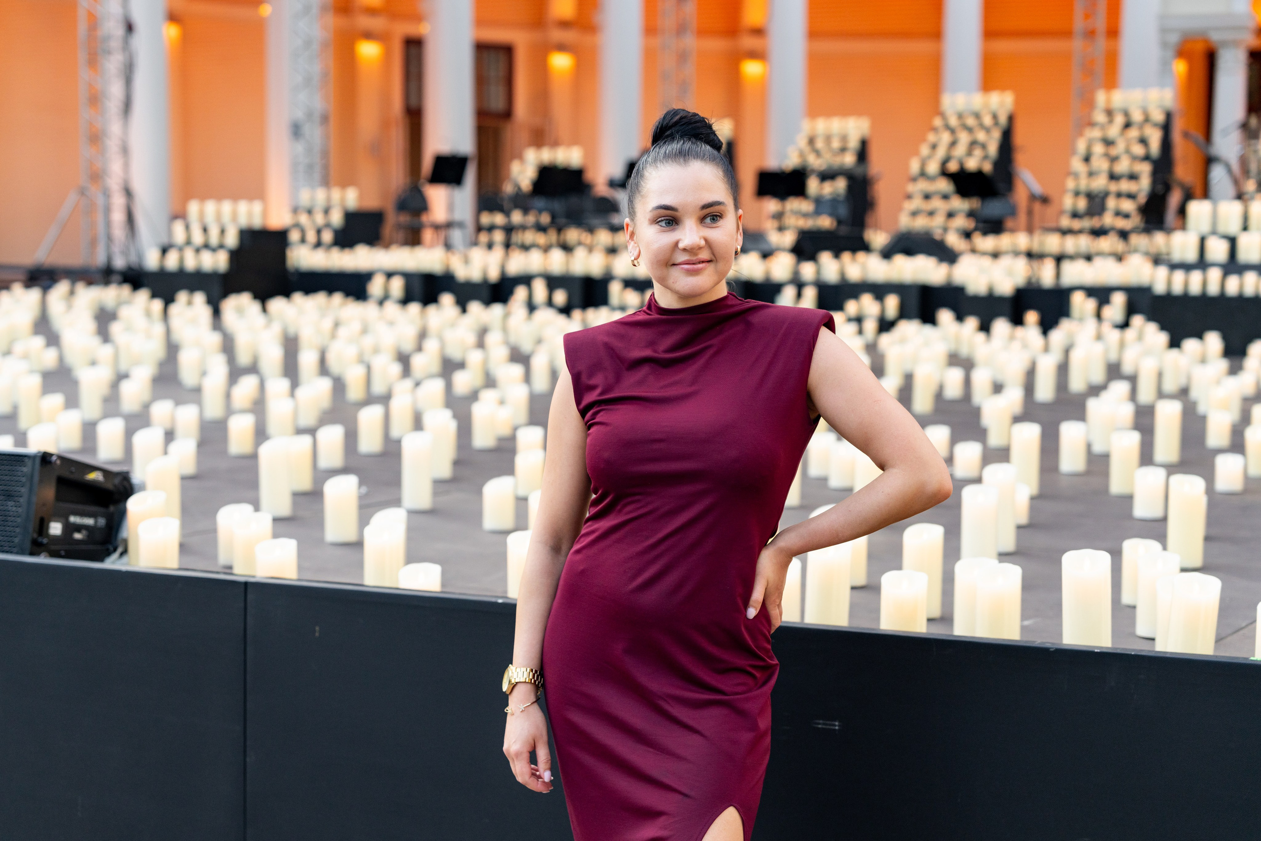 Симфонический оркестр Lumisfera при свечах. Фотограф Никита Комаров