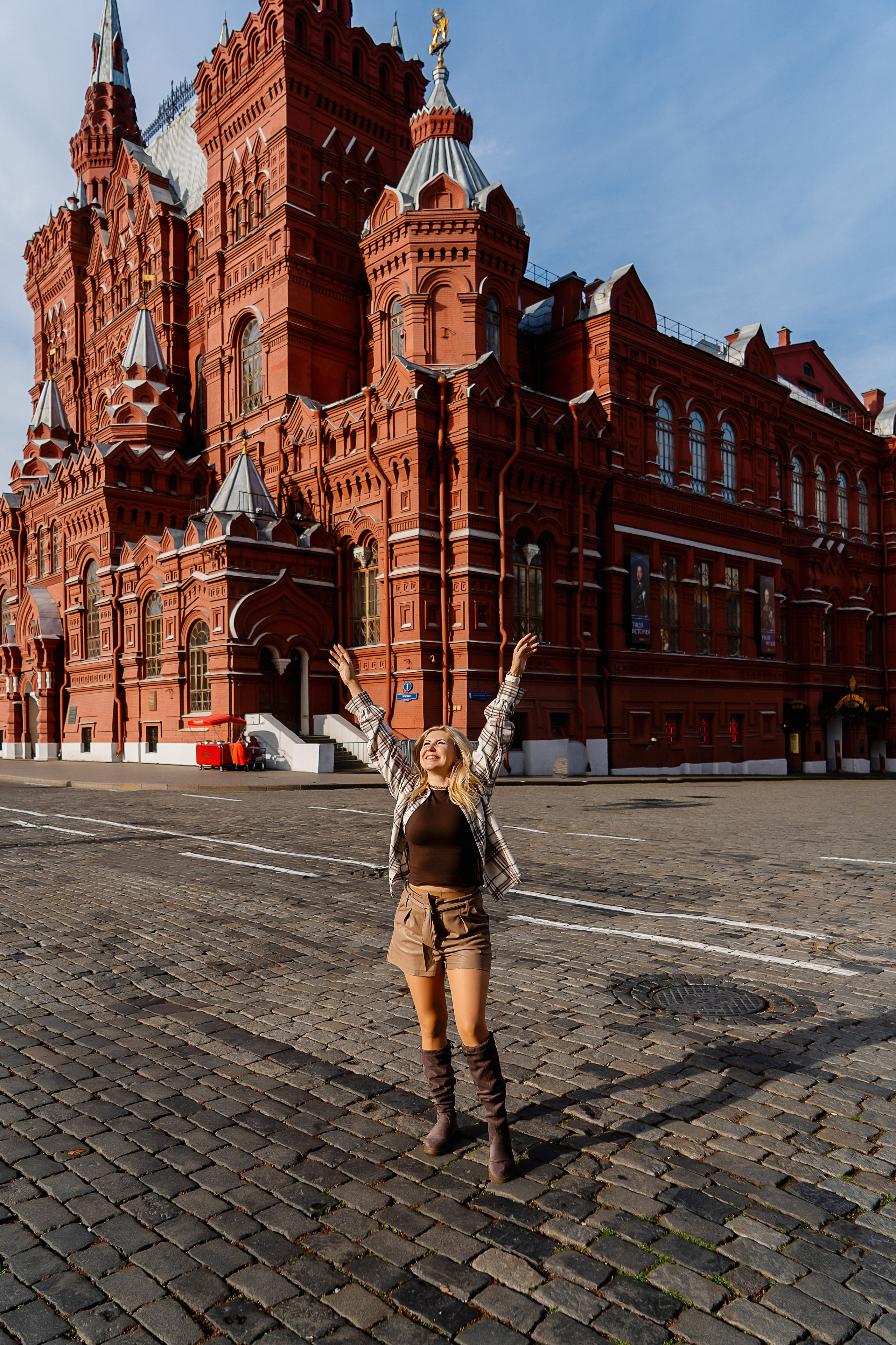 Прогулочная фотосессия по Москве. Свадебный и семейный фотограф/видеограф в Краснодаре Наталья Осинская